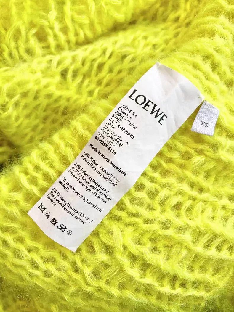 Loewe Loewe Mohair Large Logo Knit Sweater Size XS / US 0-2 / IT 36-38 - 5 Thumbnail