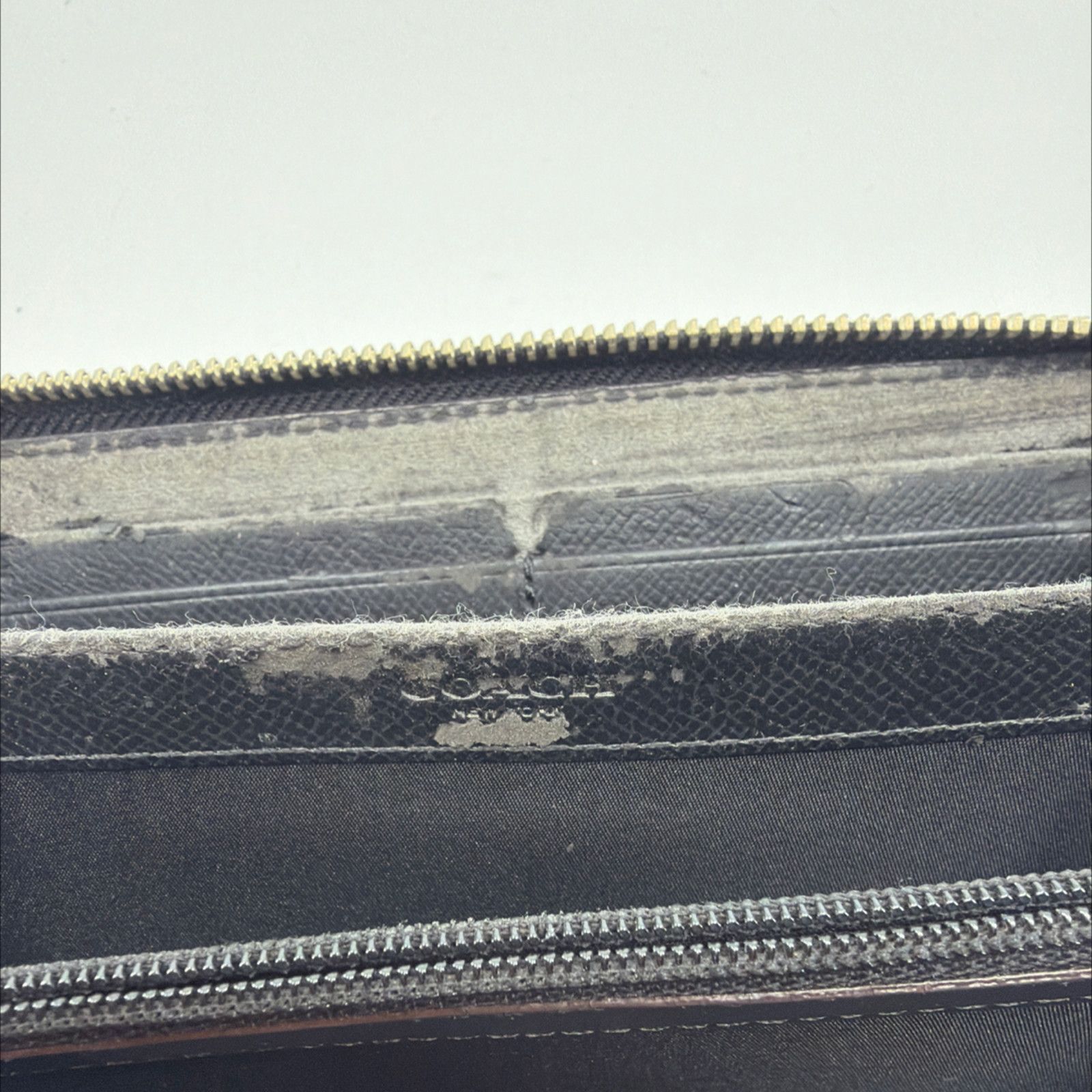 Coach Coach Zip Around Grey Leopard Print Coated Canvas Wallet Size ONE SIZE - 7 Thumbnail