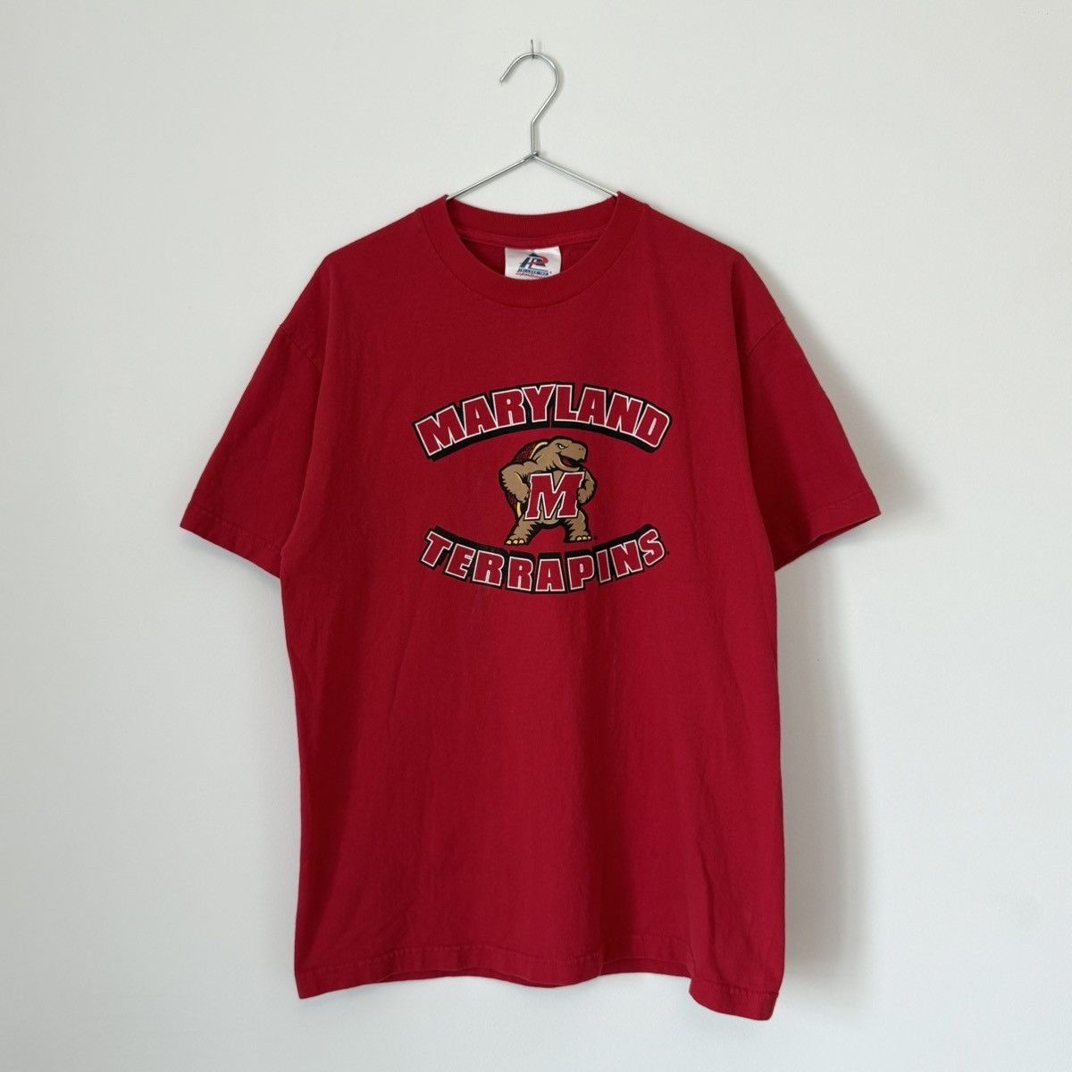 Vintage Vtg 2000s University of Maryland Terps College Tee UMD Y2K Size US L / EU 52-54 / 3 - 2 Thumbnail