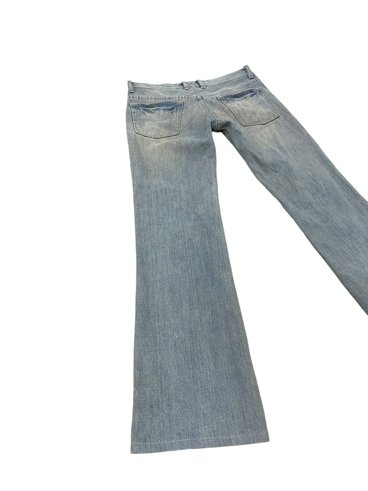 Japanese Brand Flare Jeans Klein Plus Faded Distress Boot Cut 1🟦4 Size US 30 / EU 46 - 12 Thumbnail