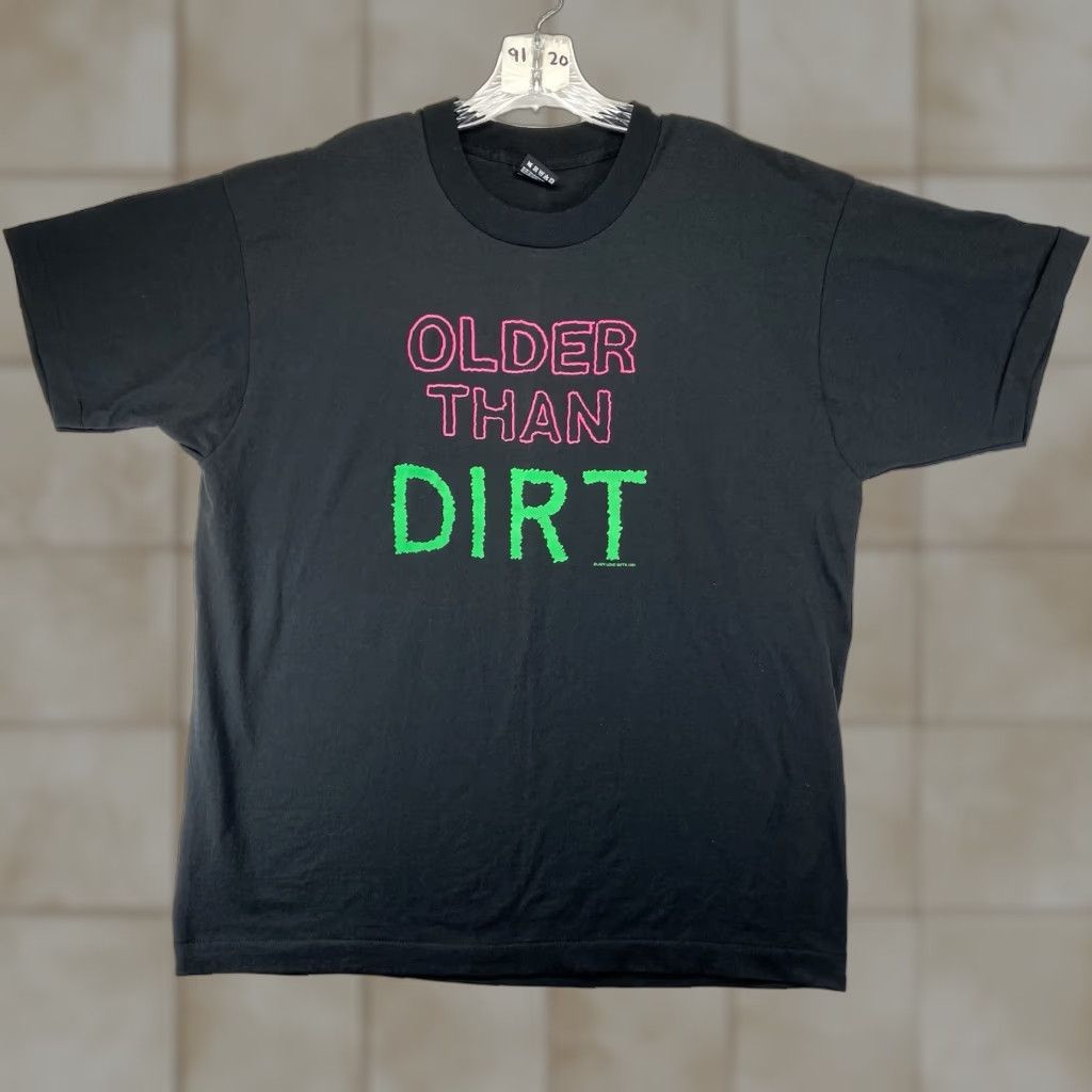 Fruit Of The Loom VINTAGE Fruit of the Loom T-Shirt XL Black Graphic Print Neon Funny 90s Adventure Time USA Mens Size US XL / EU 56 / 4 - 1 Thumbnail