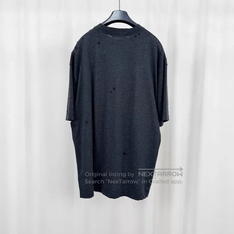 Acne Studios Acne Studios 25ss Aged Logo Destroyed Short Sleeve Size US M / EU 48-50 / 2 - 2 Thumbnail