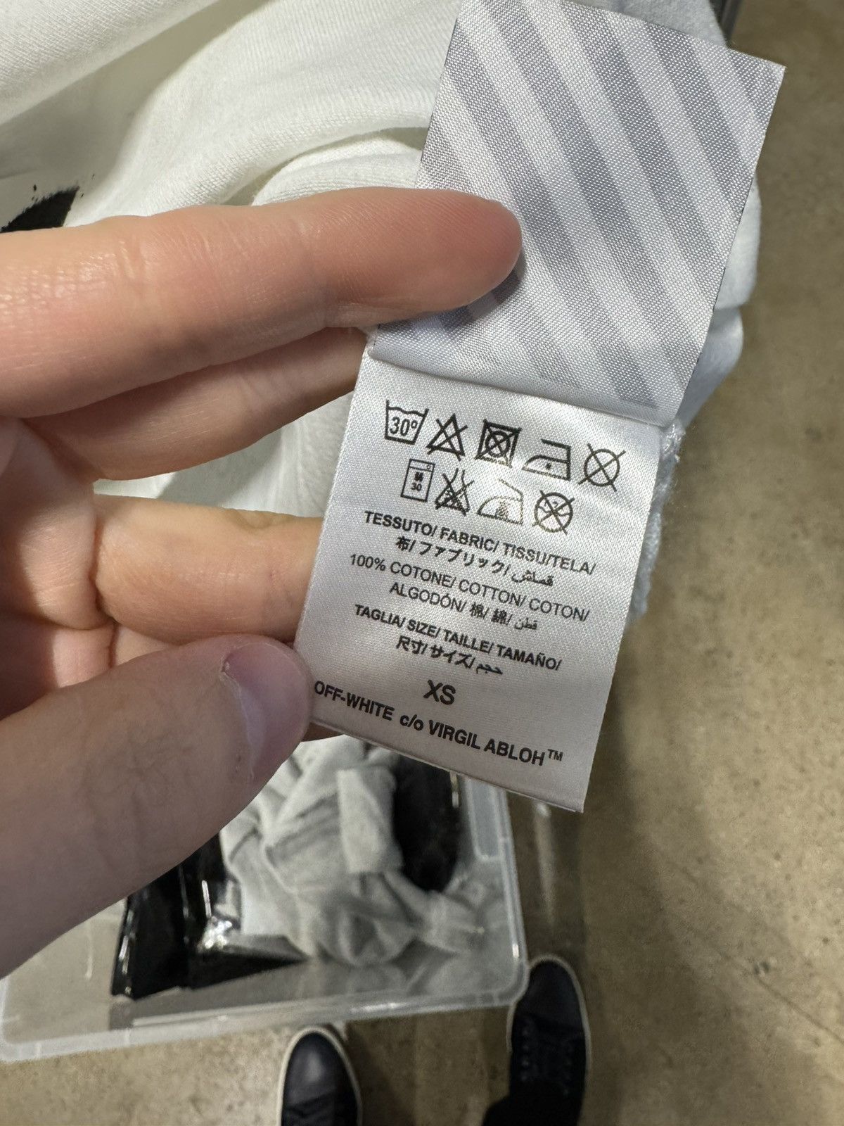Off-White Off-White Firetape Arrow T-Shirt NEW 500$ Size US S / EU 44-46 / 1 - 5 Thumbnail