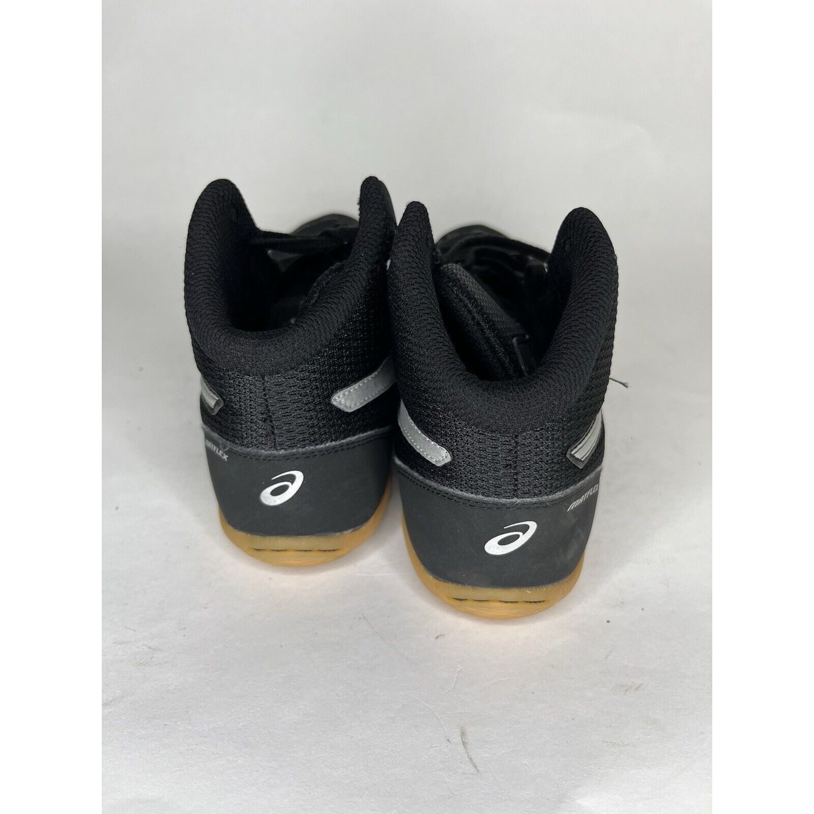 Asics Asics Black Synthetic Lace Up Athletic Wrestling Shoes Women Size US 5 / IT 35 - 4 Thumbnail