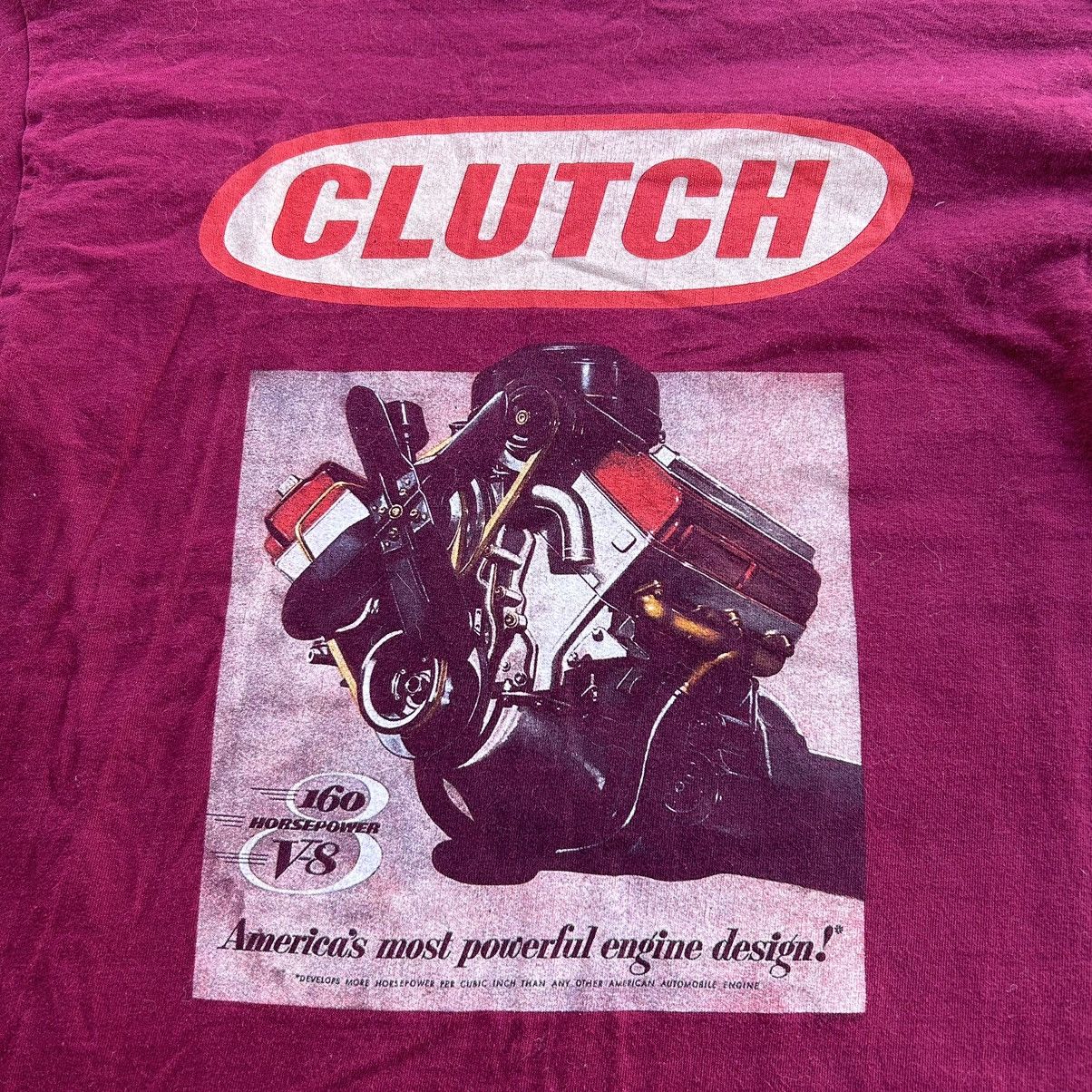 Band Tees Vintage 2002 Clutch Band T Shirt V8 Engine Maroon Size US L / EU 52-54 / 3 - 3 Thumbnail