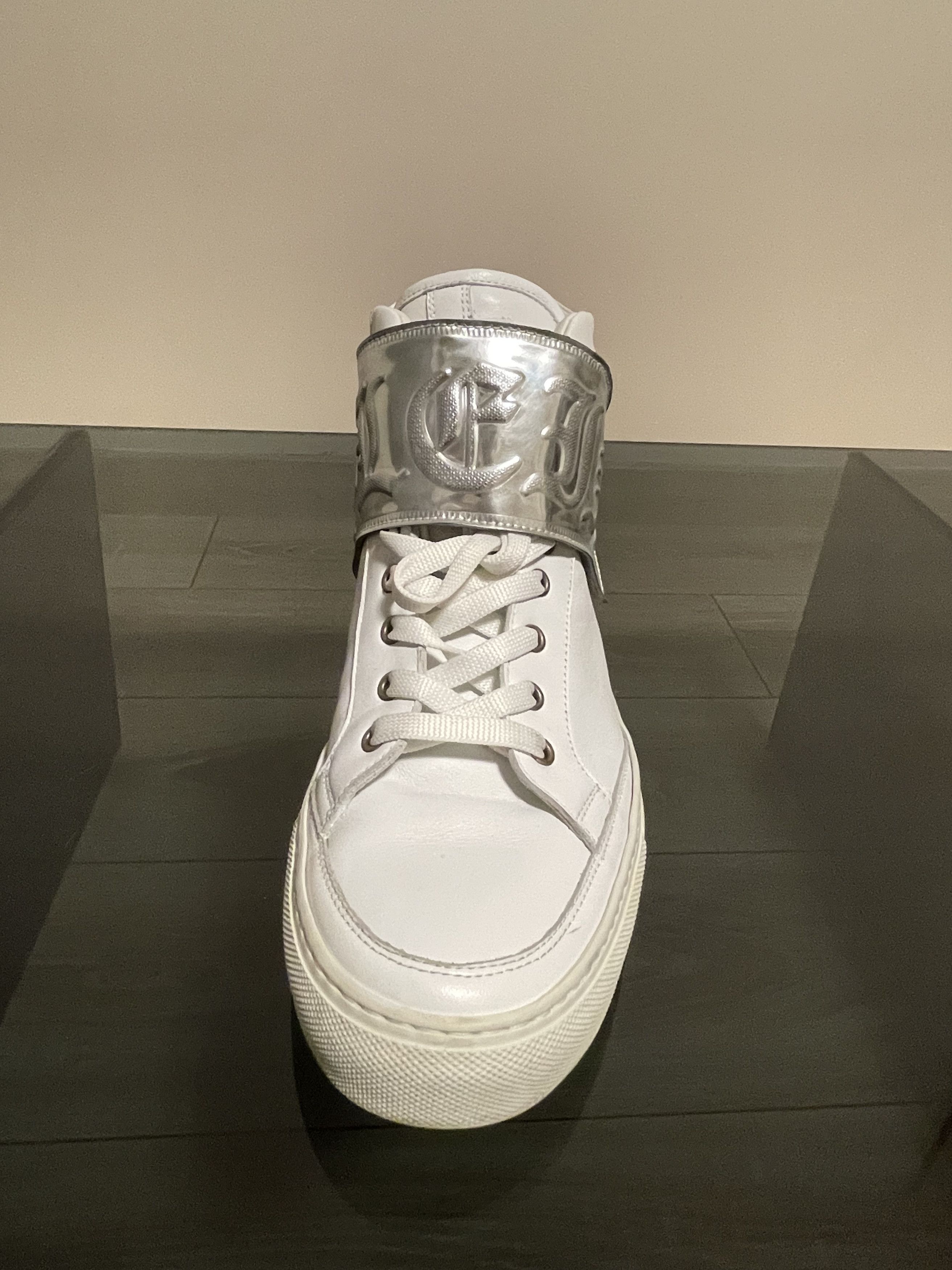 Philipp Plein Philipp Plein White High-Top Sneakers Limited Edition Size US 10 / EU 43 - 7 Thumbnail