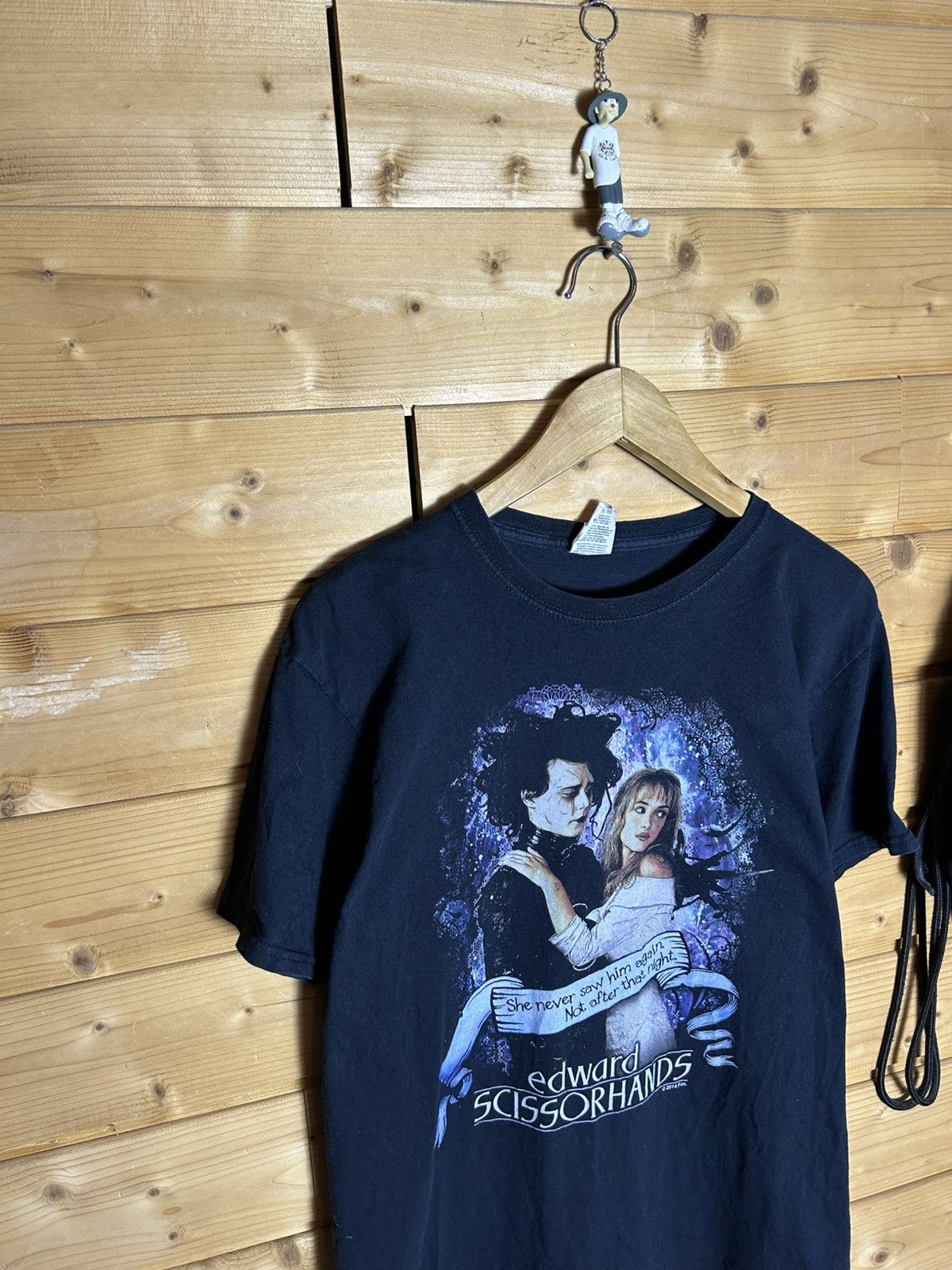 Vintage Edward Scissorhands fox t shirt Size US M / EU 48-50 / 2 - 2 Thumbnail