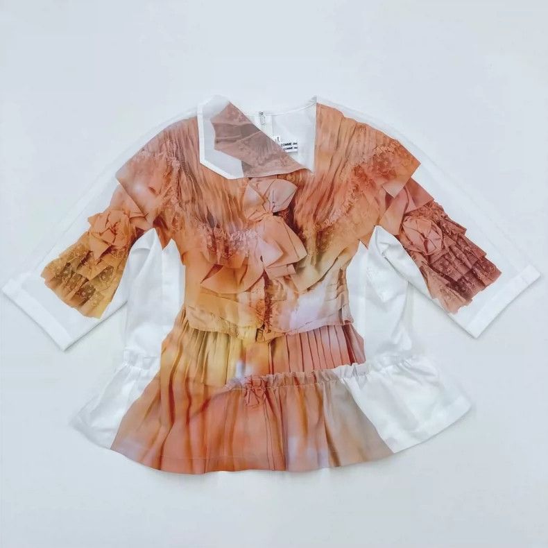 Comme des Garcons Comme Des Garcons Tangerine Vintage Pattern Top Size XS / US 0-2 / IT 36-38 - 4 Thumbnail