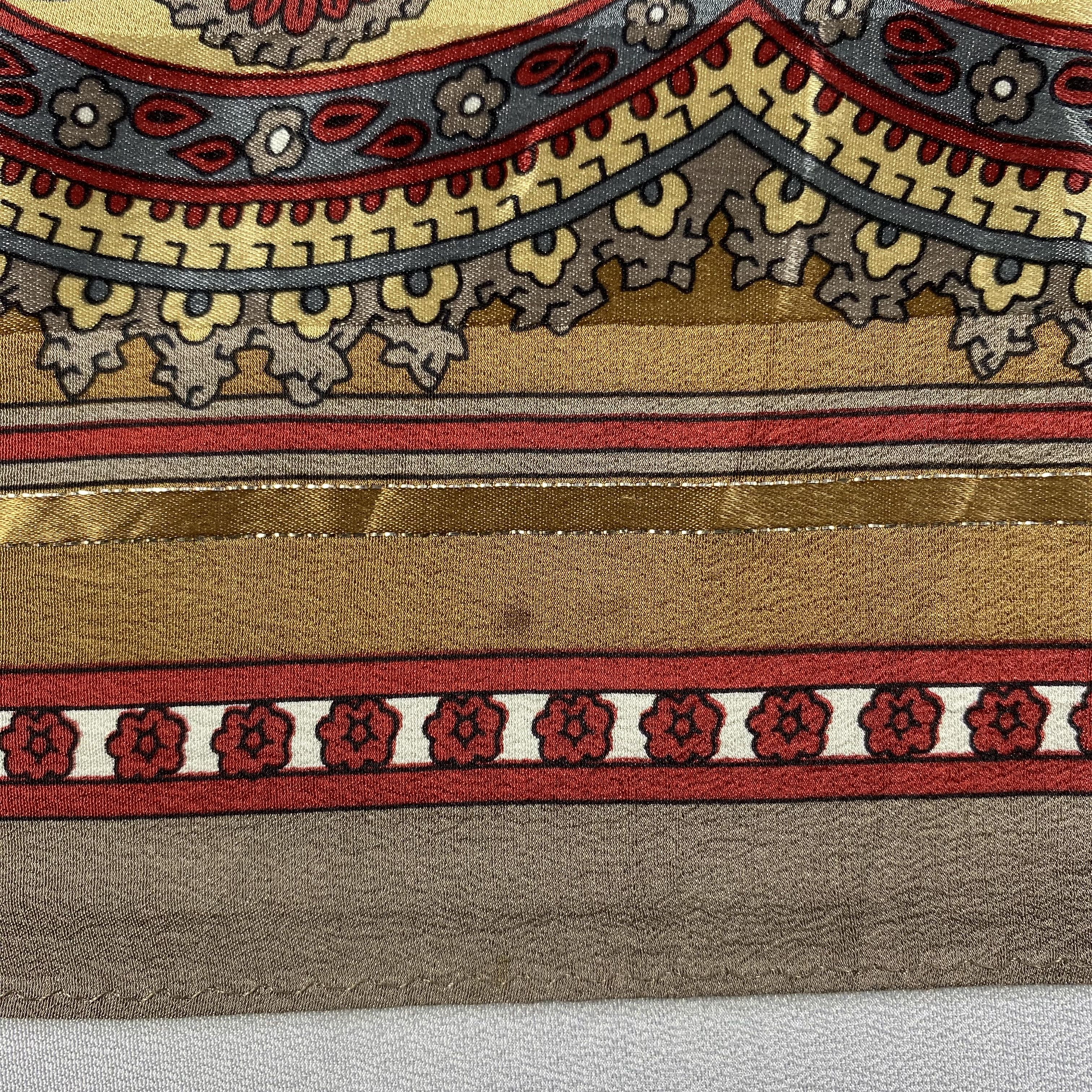Japanese Brand × Vintage Vintage Paisley Silk Scarf SS095 Size ONE SIZE - 5 Thumbnail