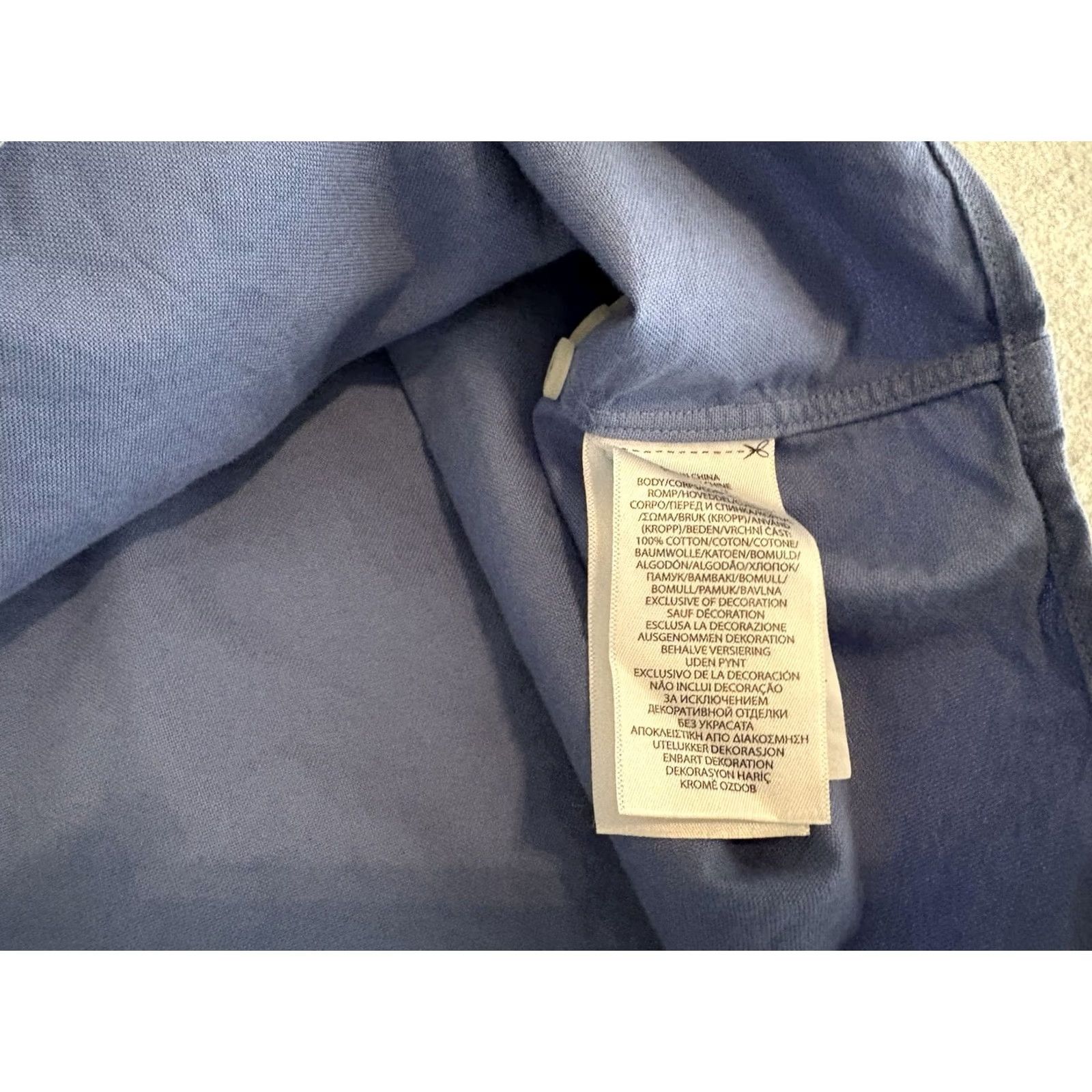 Polo Ralph Lauren Polo Ralph Lauren Button-Up Shirt Long Sleeve Solid Blue Mens 5XB NWT Big 5X Cotton Polo Ralph Lauren Shirt Size US XXL / EU 58 / 5 - 4 Thumbnail