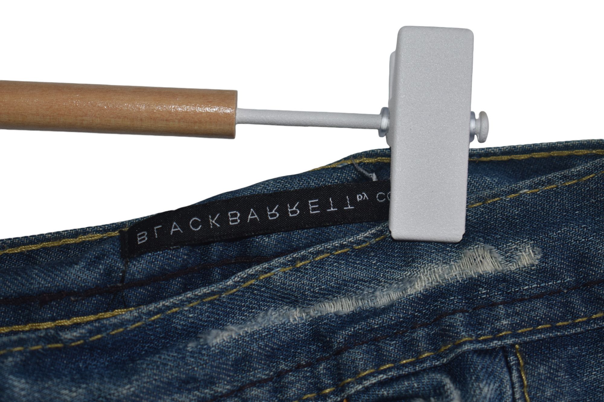 Black Barrett × Neil Barrett Distress Faded! Neil Barrett Denim Jeans Pants W33 Size US 33 - 5 Thumbnail