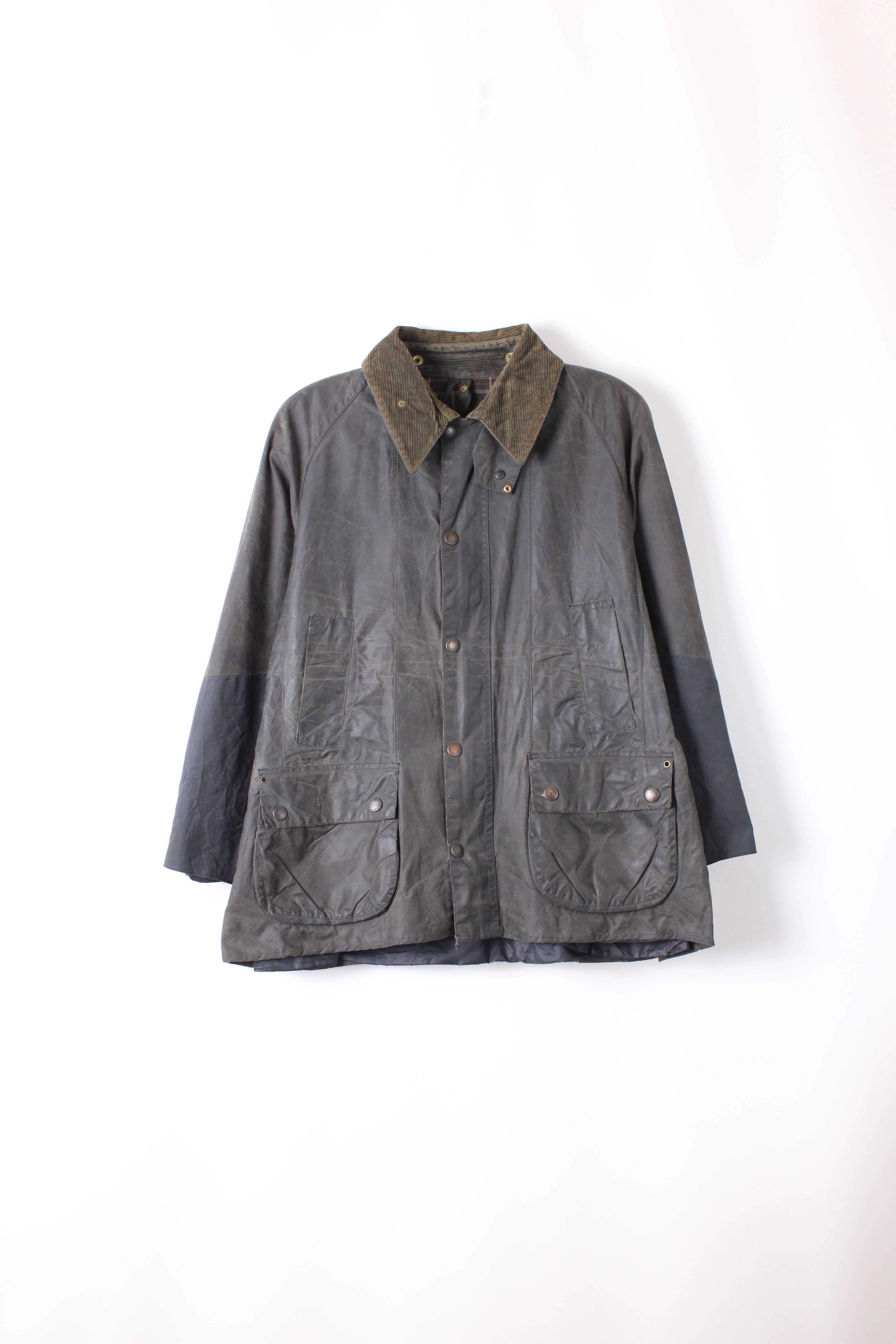 Barbour Barbour Bedale Wax Jacket Grey C44 Medium Large Size US M / EU 48-50 / 2 - 1 Thumbnail