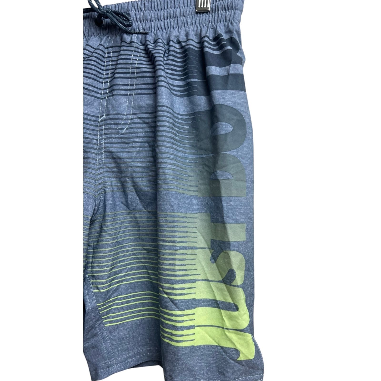 Nike Nike Men's JUST DO IT Vital Gray Stripe Swim Shorts Small Size US 30 / EU 46 - 2 Thumbnail