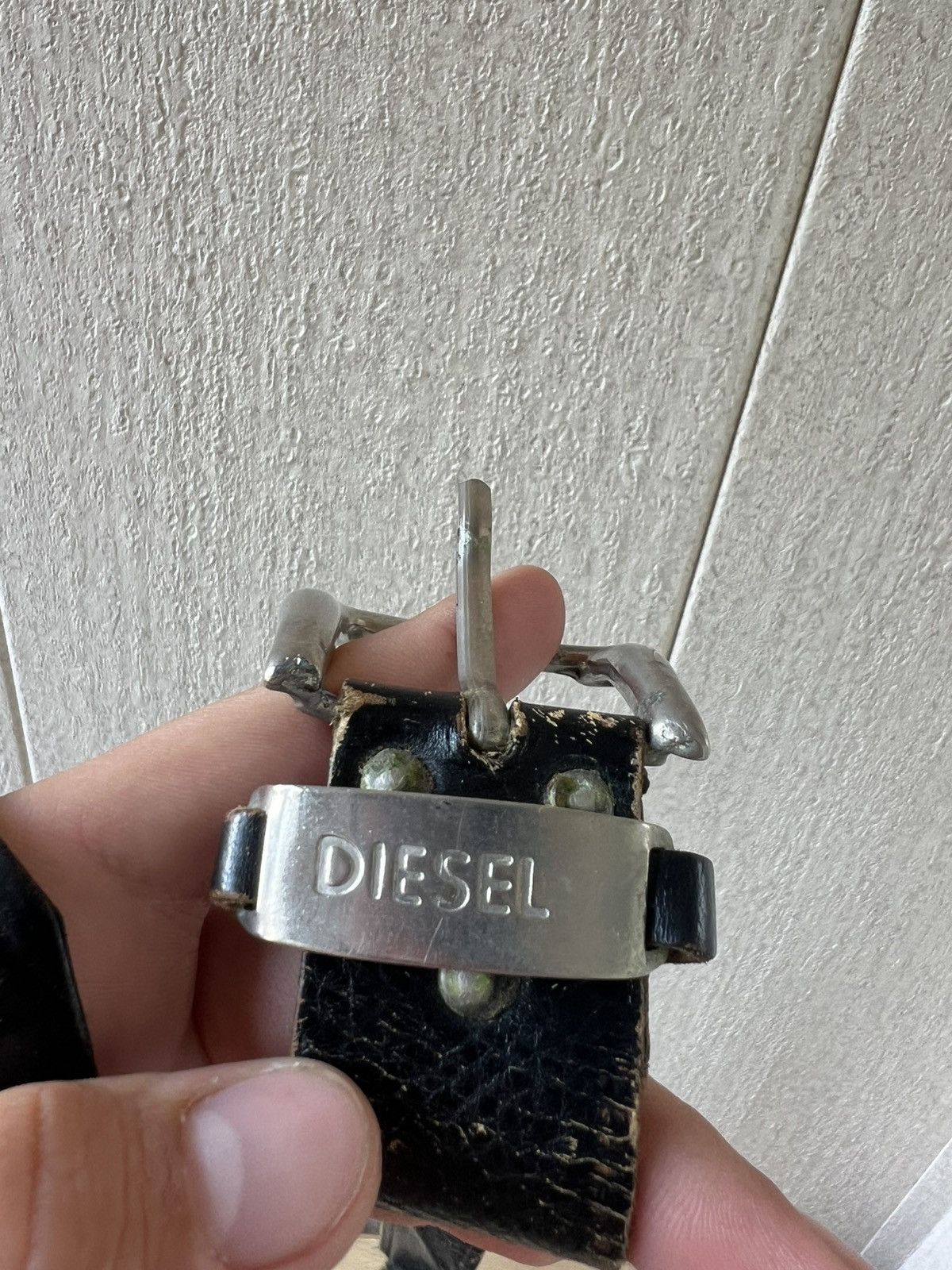 Diesel Diesel Belt Leather Black Vintage Size ONE SIZE - 3 Thumbnail