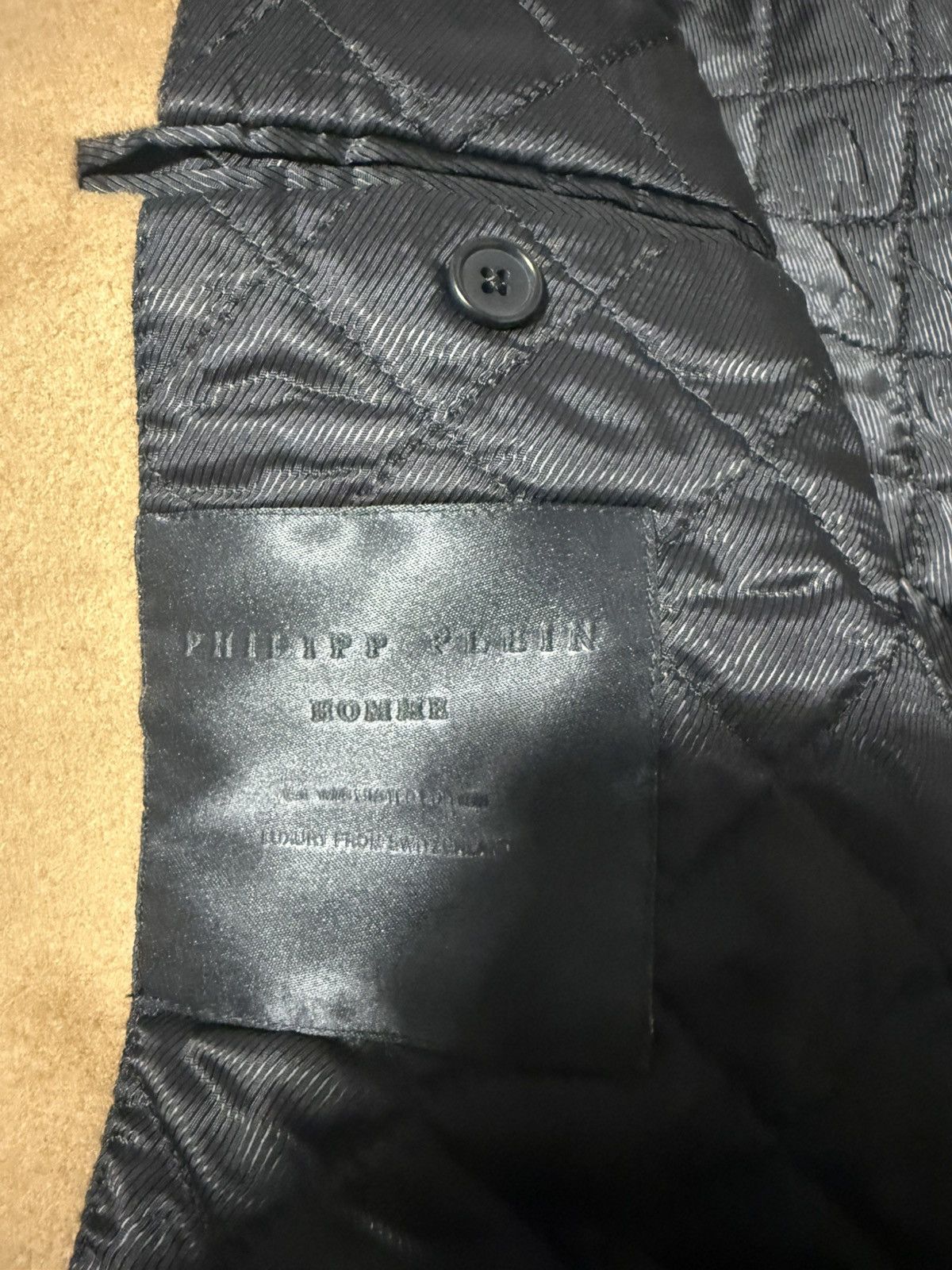 Philipp Plein Philipp Plein camel wool coat Size US XL / EU 56 / 4 - 8 Thumbnail