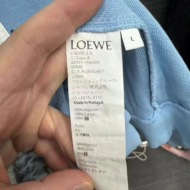 Loewe LOEWE Blue anti-wear sweater Size L / US 10 / IT 46 - 4 Thumbnail