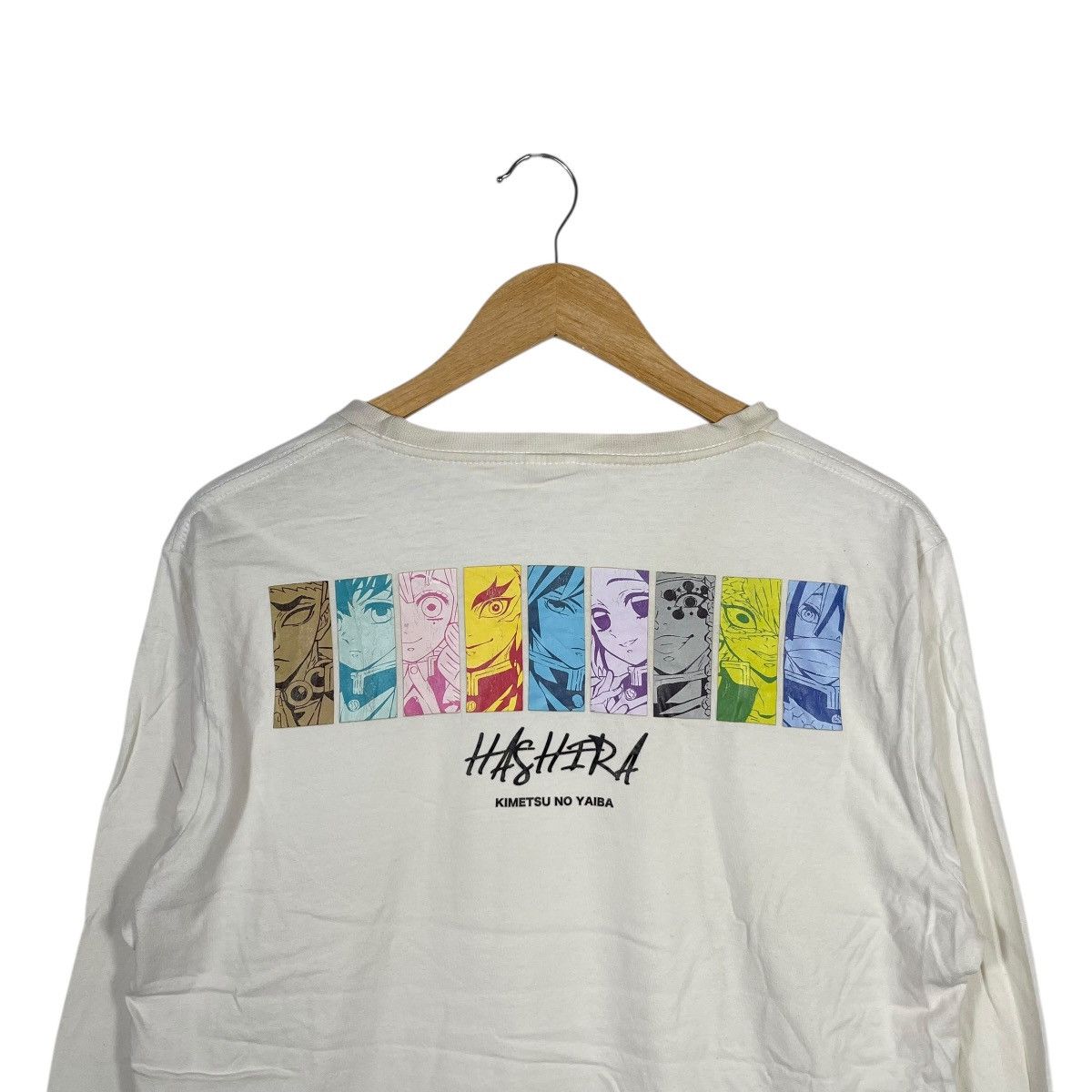 Vintage Demon Slayer Kimetsu no Yaiba Hashira White Long Sleeve Size US S / EU 44-46 / 1 - 5 Thumbnail