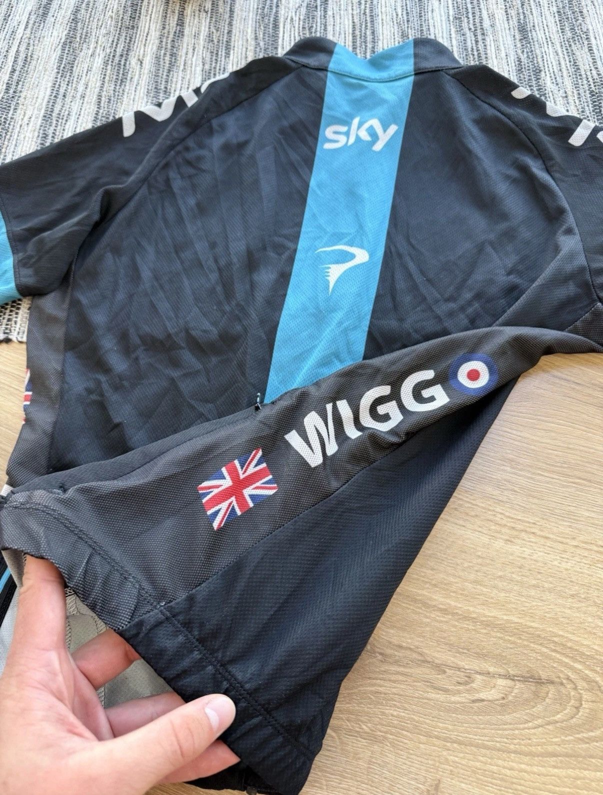 Rapha Rapha Team Sky Wiggo 2013 Mens`s Short Sleeve Jersey Rare Size US M / EU 48-50 / 2 - 21 Thumbnail