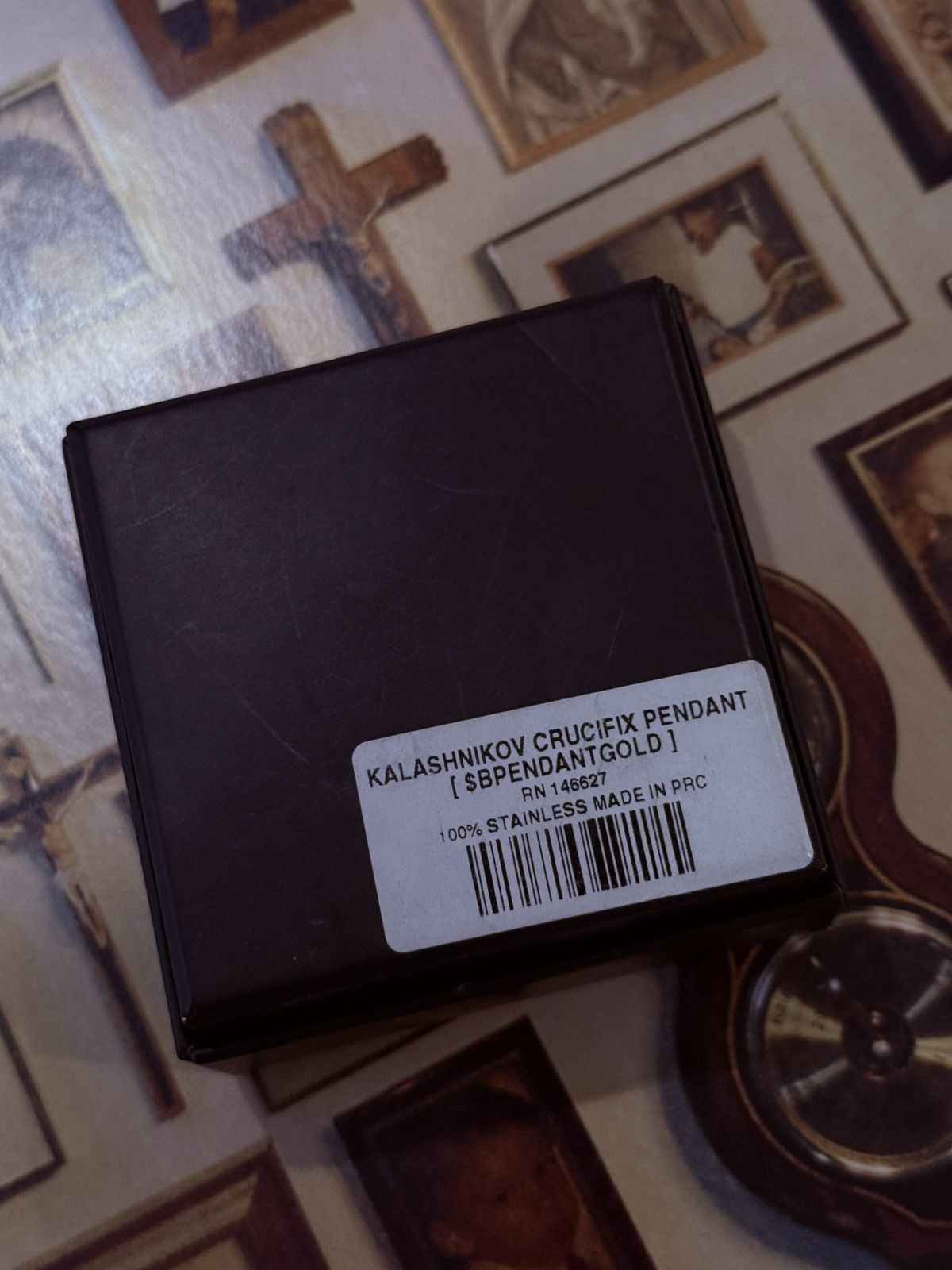 G59 Records G59 $uicideboy$ Crucifix Kalashnikov AK 47 pendant Size ONE SIZE - 6 Thumbnail