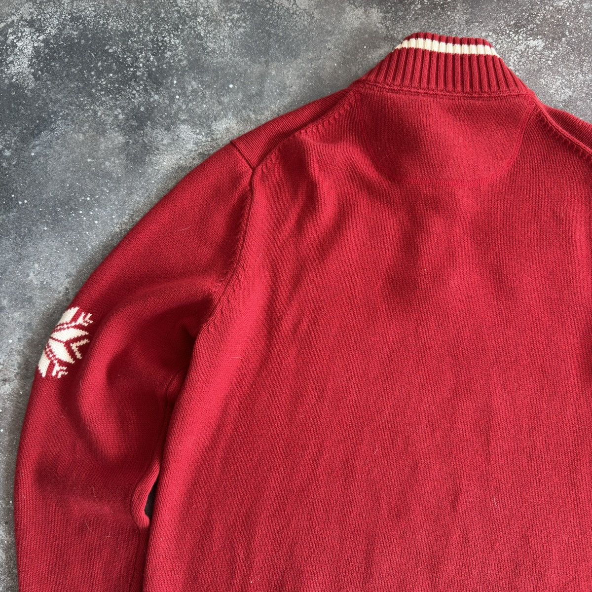 20471120 × Vintage Snow Polo Cup Vintage Knit Sweater (Ralph Lauren style) Size US M / EU 48-50 / 2 - 10 Thumbnail
