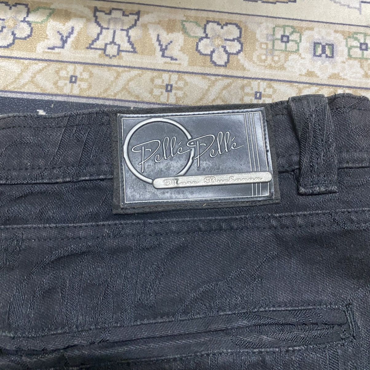 Marc Buchanan Vintage Pelle Pelle Monogram Denim Baggy Pants Size US 44 / EU 60 - 21 Thumbnail