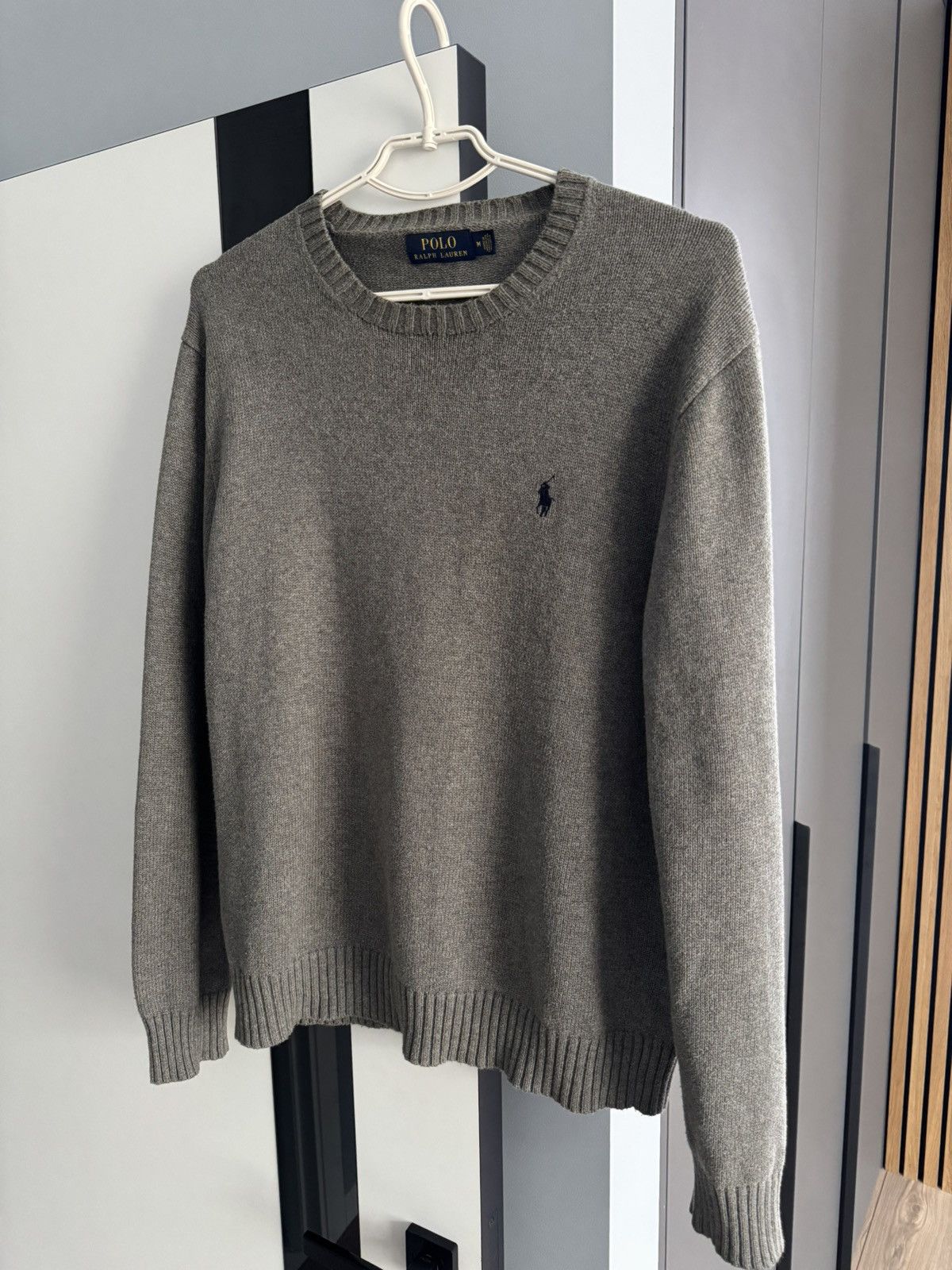 Polo Ralph Lauren Polo Ralph Lauren Vintage Sweater Knit Dark Gray Size M Size US M / EU 48-50 / 2 - 1 Thumbnail