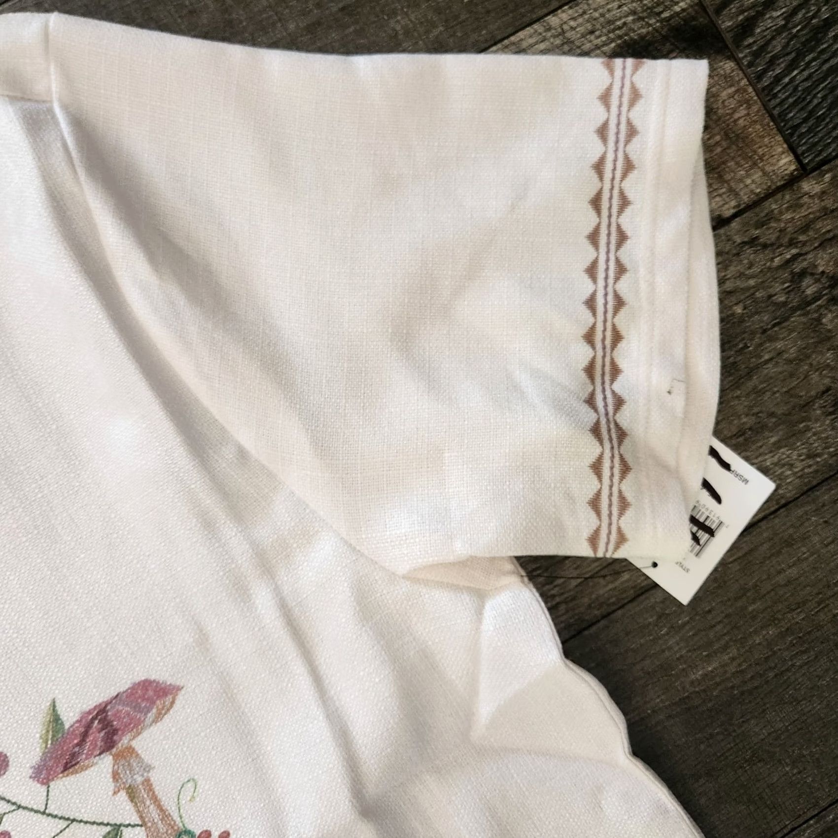 Vintage Good Vibes Mens Button-Up Hawaiian Shirt 4XL Ivory Textured Beach Short Sleeve Collared Embroidered Size US XXL / EU 58 / 5 - 6 Thumbnail