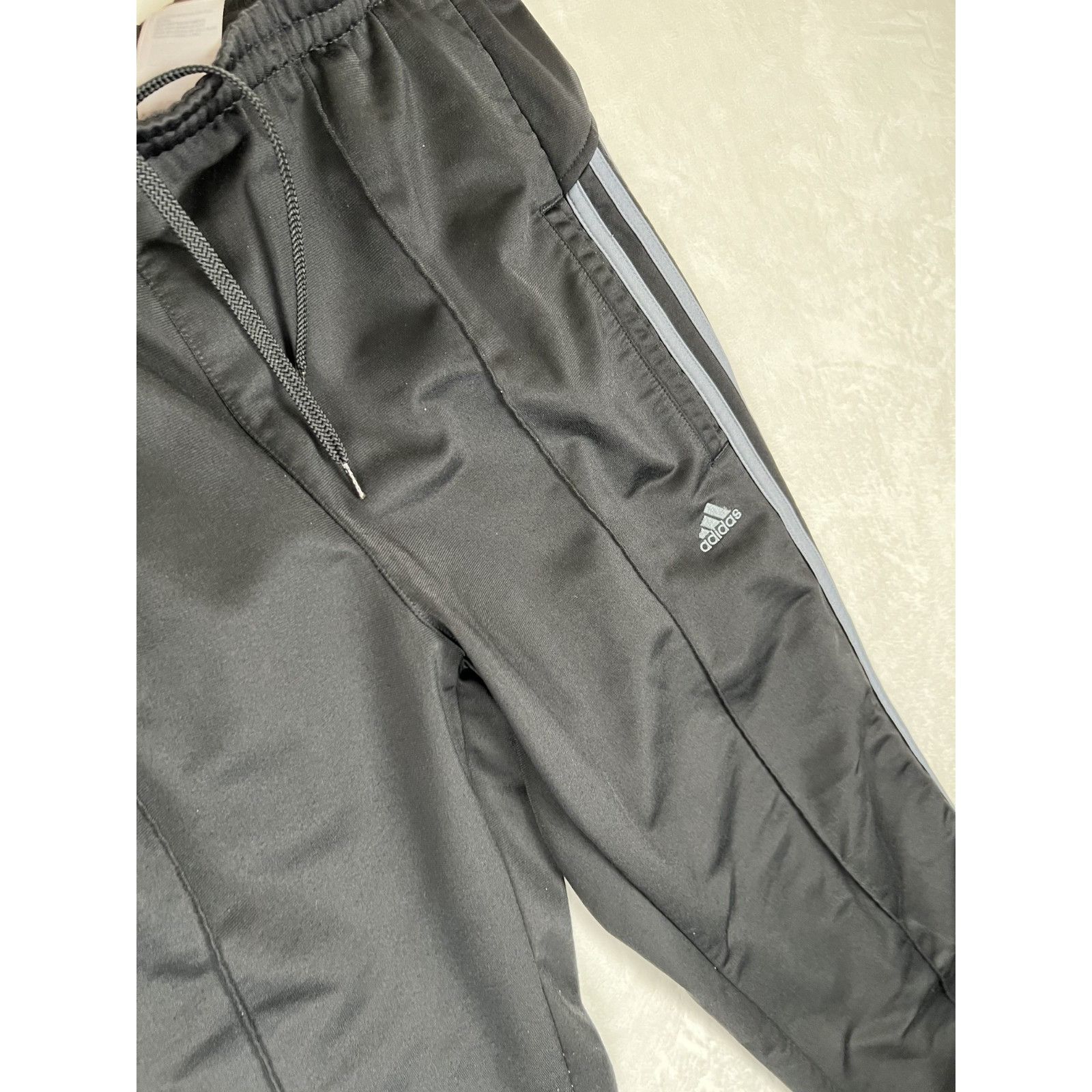 Adidas Adidas Sweatpants Mens Medium Black Elastic Waist Athletic W Size US 30 / EU 46 - 4 Thumbnail