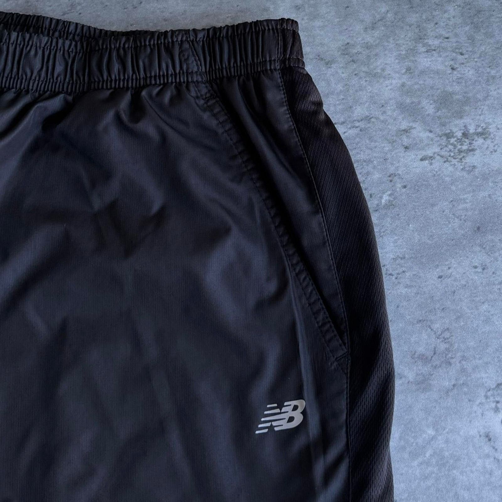 Japanese Brand × New Balance × Vintage Vintage Y2K New Balance Baggy Black Grunge Opium Sweatpants Size US 34 / EU 50 - 3 Thumbnail