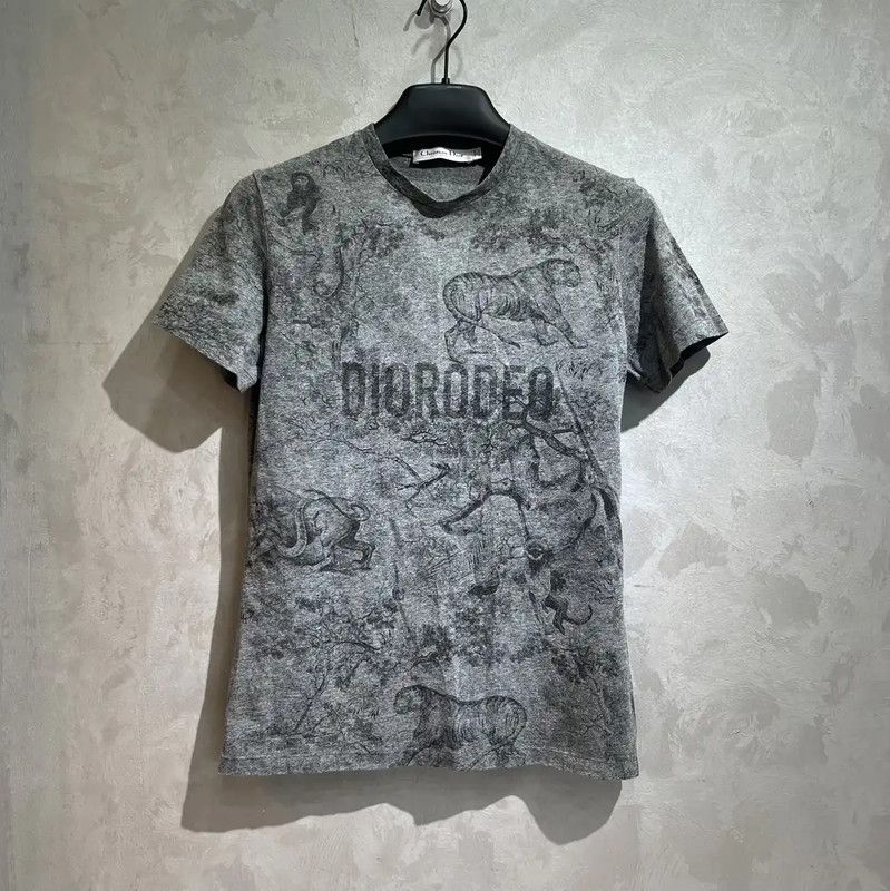 Dior Dior Graphic Print Black Grey T-Shirt 0089 Size XS / US 0-2 / IT 36-38 - 1 Thumbnail