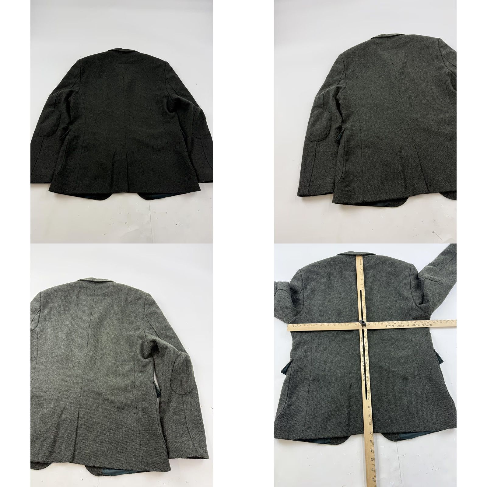 Vintage AFIELD Mens Gray Wool-Blend Tweed 3-Button Single-Breasted Sport Coat Jacket M Size US M / EU 48-50 / 2 - 8 Thumbnail