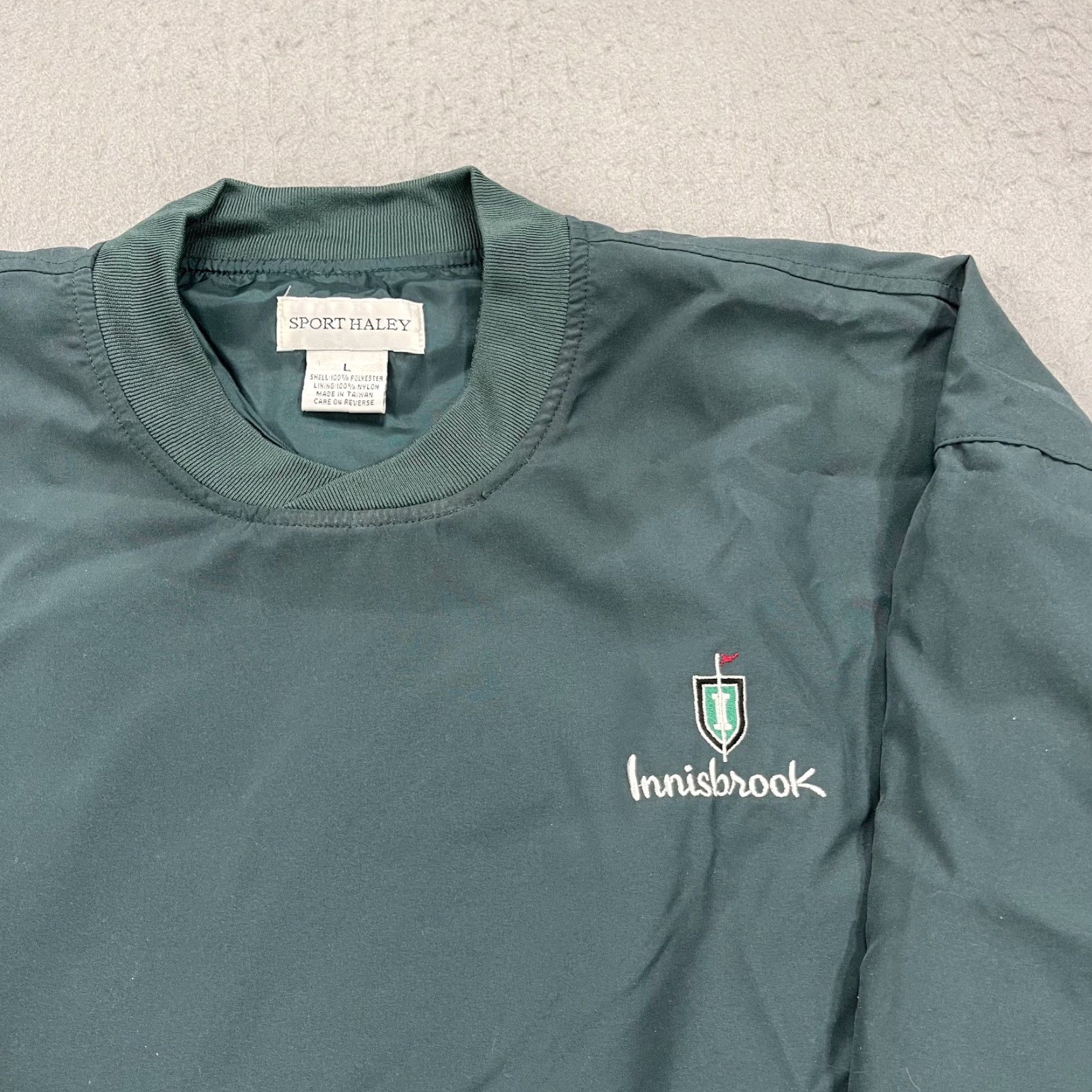 Logo 7 VINTAGE Innisbrook Sport Haley Jacket Mens Large Green Windbreaker Logo 90s Golf Lightweight Softshell Size US L / EU 52-54 / 3 - 2 Thumbnail