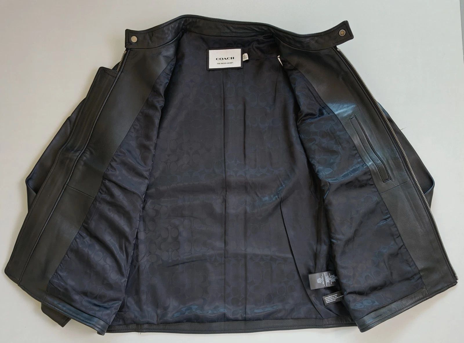 Coach Coach Leather Racer Jacket FTP 5075 Size US XL / EU 56 / 4 - 8 Thumbnail