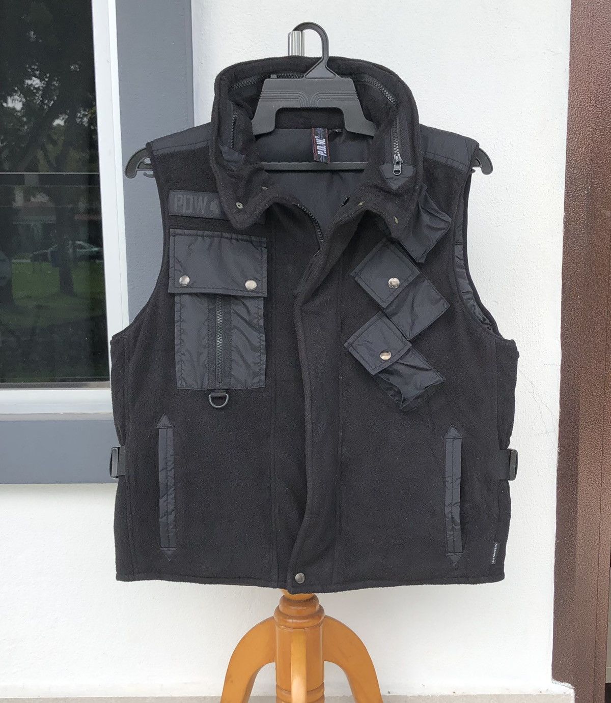 Japanese Brand P.D.W Thermolite Multi Pocket Tactical Fleece Vest Jacket Size US L / EU 52-54 / 3 - 2 Thumbnail