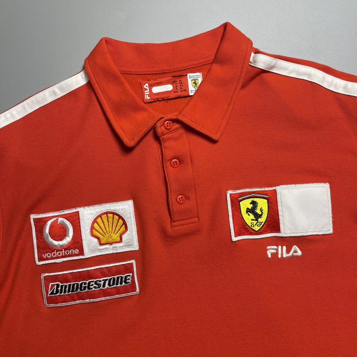 Ferrari × Fila × Vintage FILA x FERRARI FORMULA 1 VINTAGE TEAM POLO 2003 Size US XL / EU 56 / 4 - 3 Thumbnail