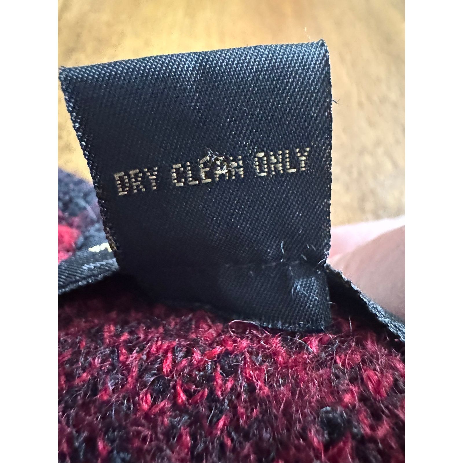 Other Vintage Requirements 100% Wool Buffalo Plaid Zip Cardigan Size S / US 4 / IT 40 - 6 Thumbnail