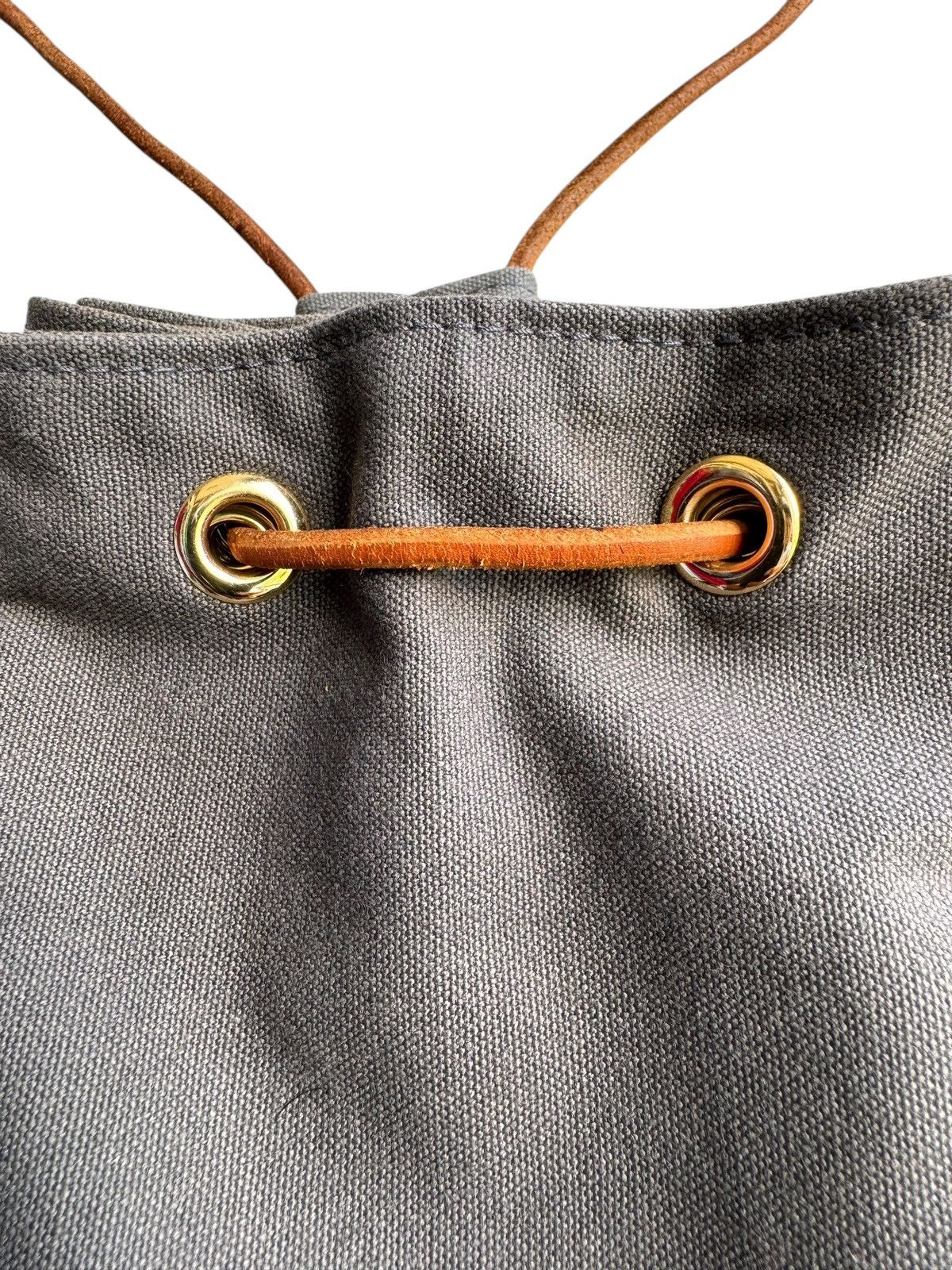 Hermes Vintage Hermes Drawstring Bucket Bag Backpacks Size ONE SIZE - 9 Thumbnail