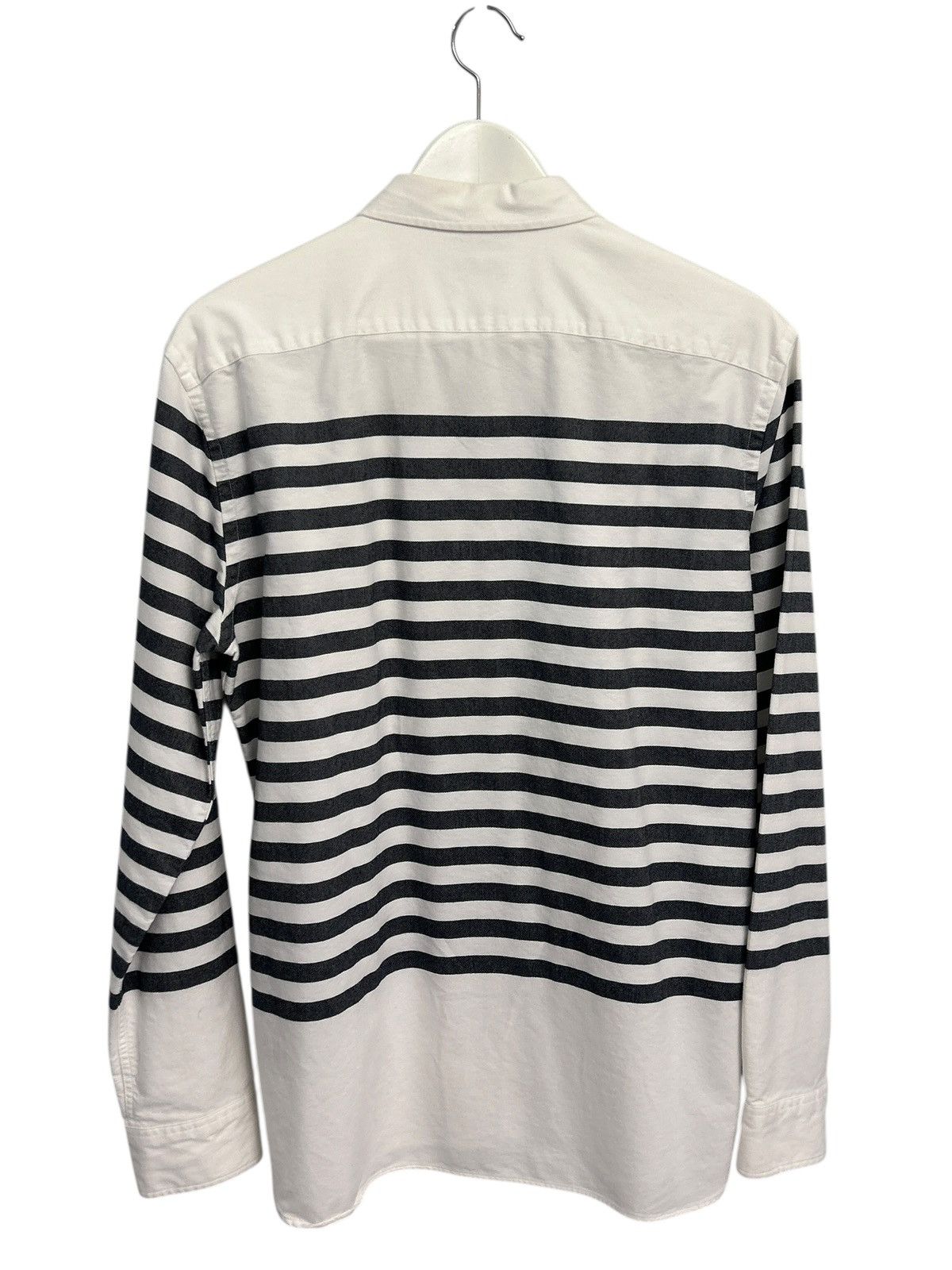 Burberry Burberry Brit White Striped Cotton long Sleeve shirt M Size US M / EU 48-50 / 2 - 3 Thumbnail