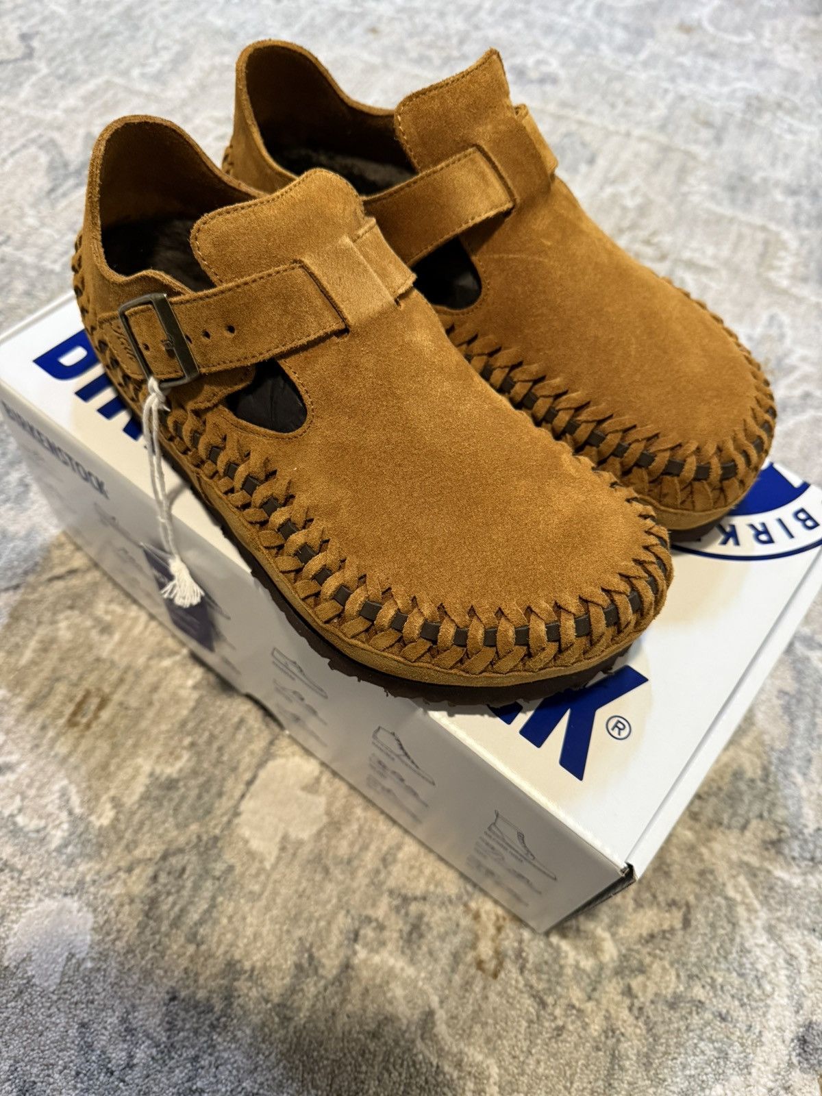Kith Kith Gradient Serif Summer Slides- Canvas | Grailed