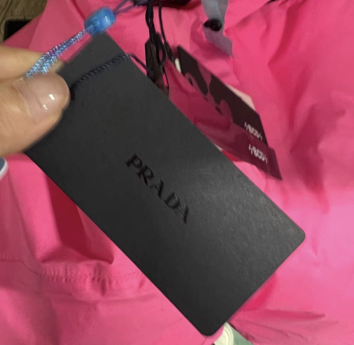 Prada Prada Pink Nylon Short Sleeve with Logo Patch J41 Size M / US 6-8 / IT 42-44 - 5 Thumbnail