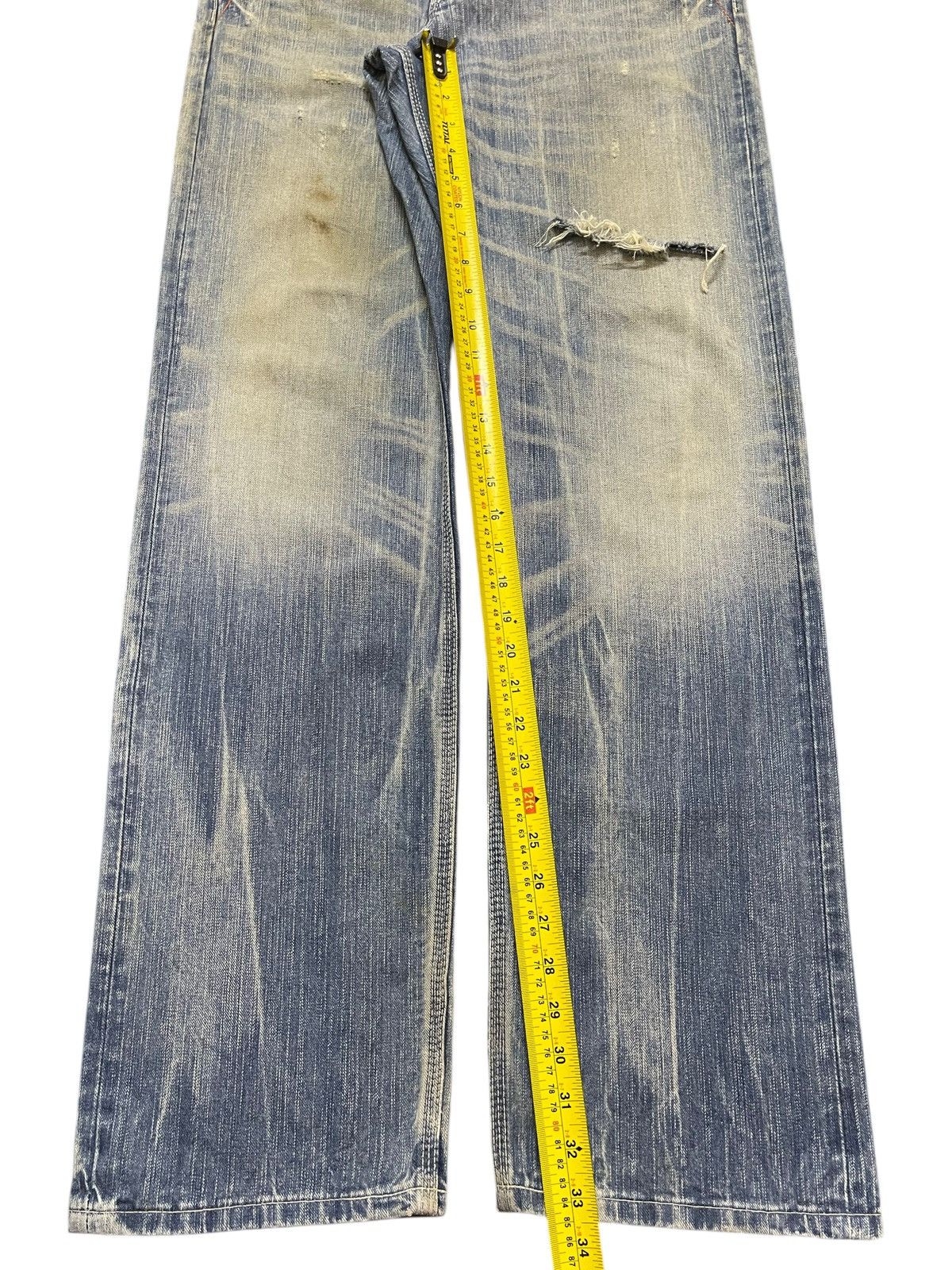 Edwin Edwin XV Exclusive Vintage Mud Wash Whisker Distress Loose Size US 34 / EU 50 - 14 Thumbnail