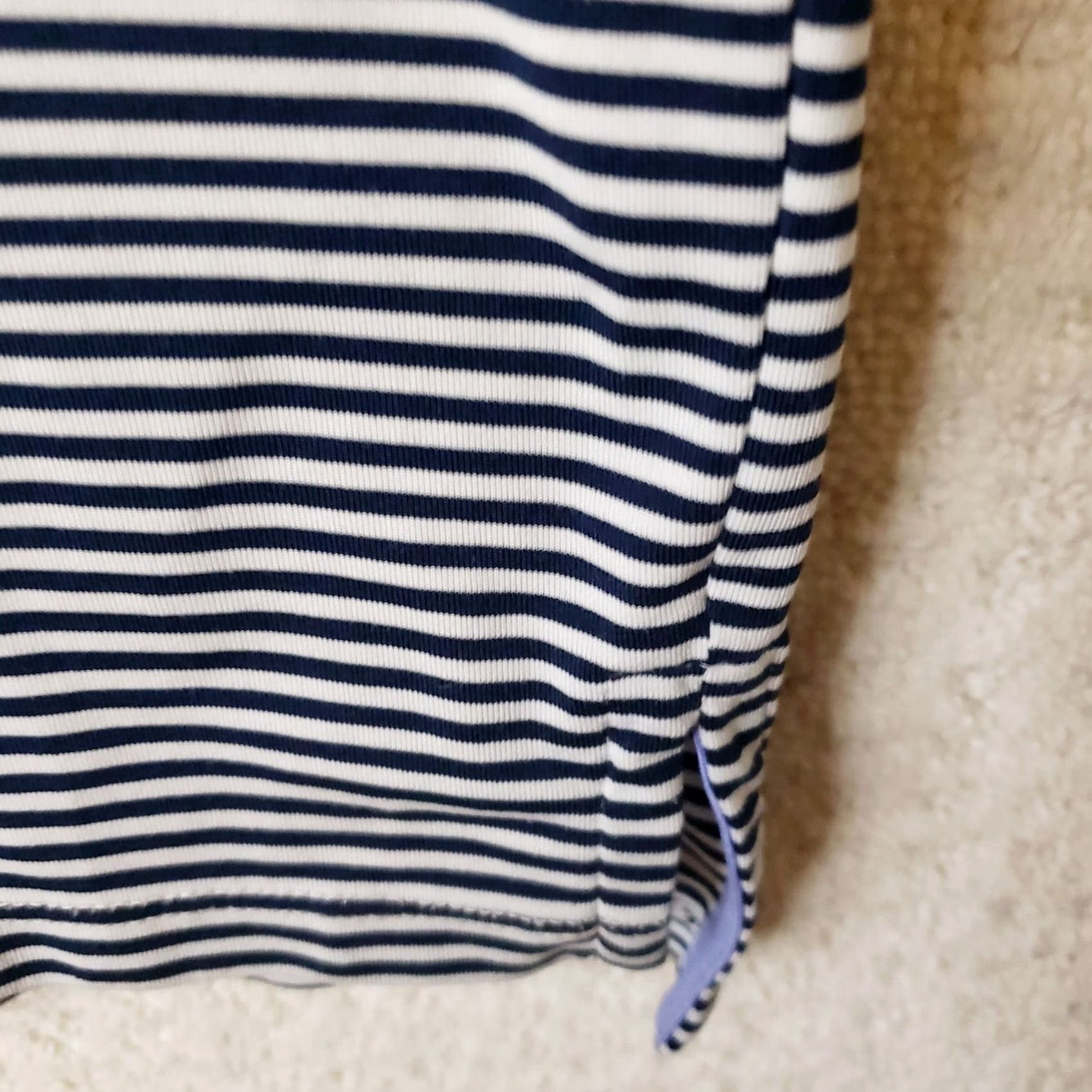 Vintage Greyson Polo Shirt Mens M Blue Stripe Performance Stretch Short Sleeve Golf Shirt Size US M / EU 48-50 / 2 - 7 Thumbnail