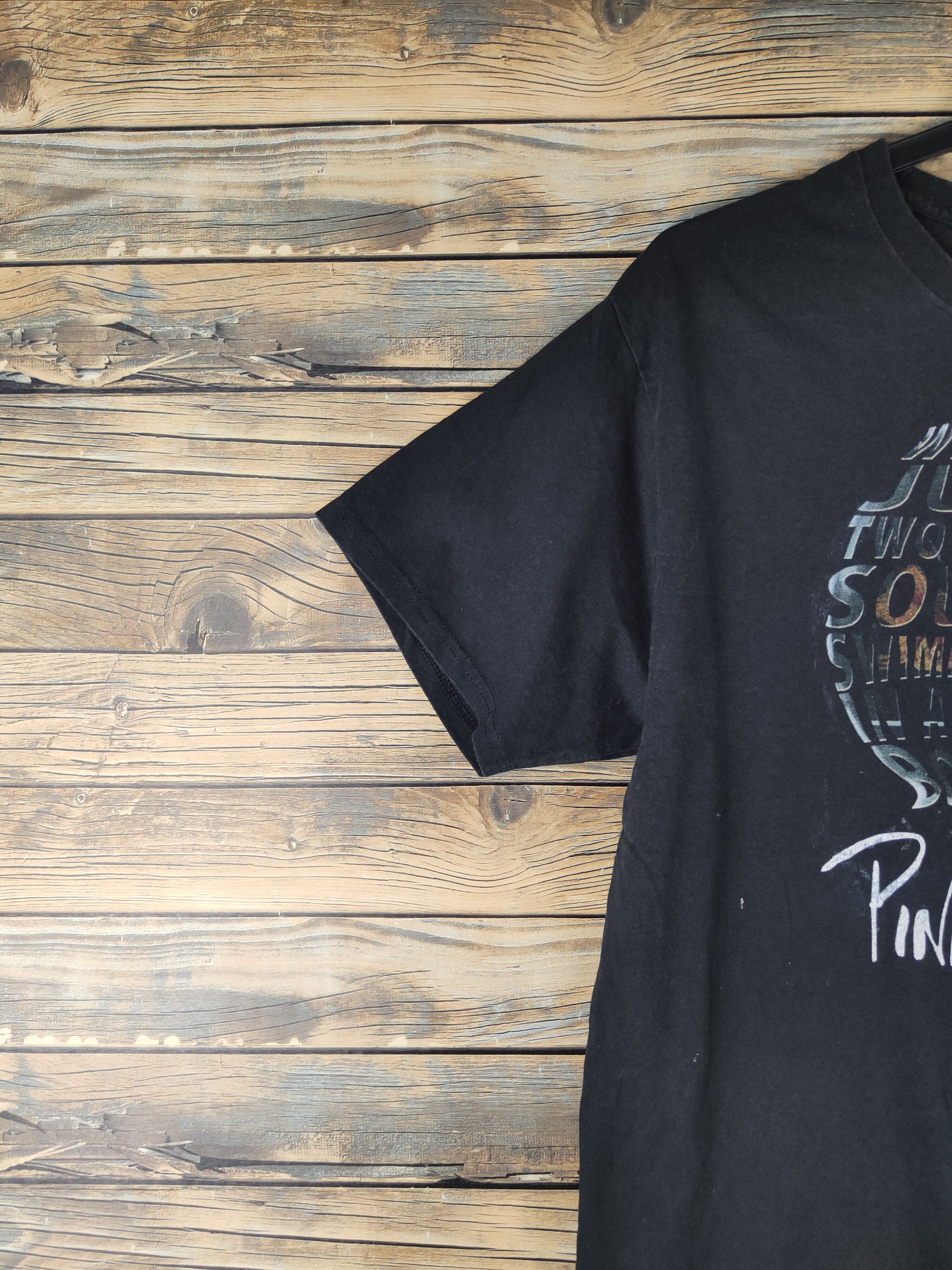 Band Tees × Pink Floyd DL Pink Floyd Black Short Sleeve T-shirt #2140 Size US L / EU 52-54 / 3 - 5 Thumbnail