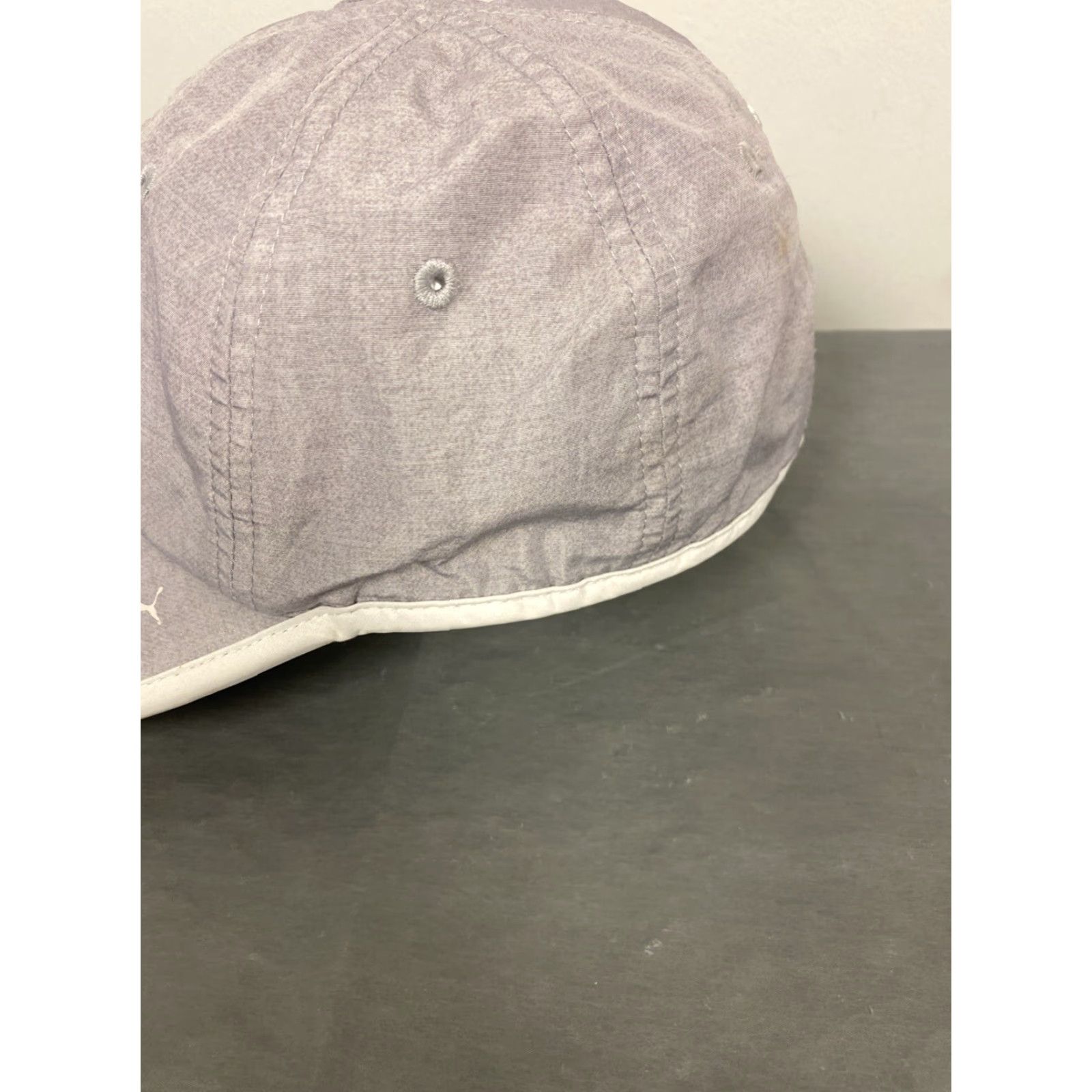 Puma Puma Hat Cap Strapback Gray White Adjustable Embroidered Workout Adult /689 Size ONE SIZE - 4 Thumbnail