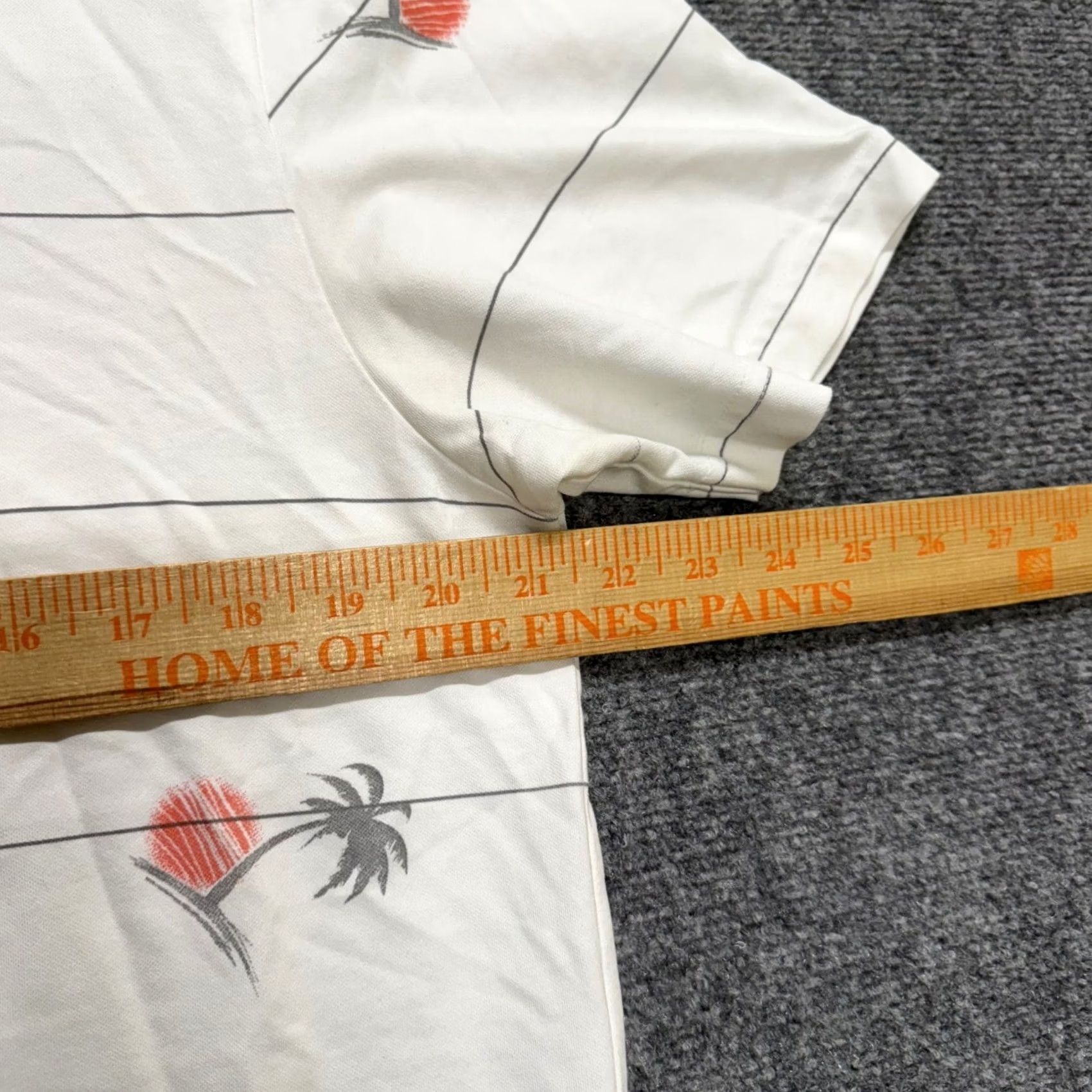 TravisMathew VINTAGE TravisMathew Squid Roe polo shirt Mens L White palm tree pattern Summer Size US L / EU 52-54 / 3 - 5 Thumbnail