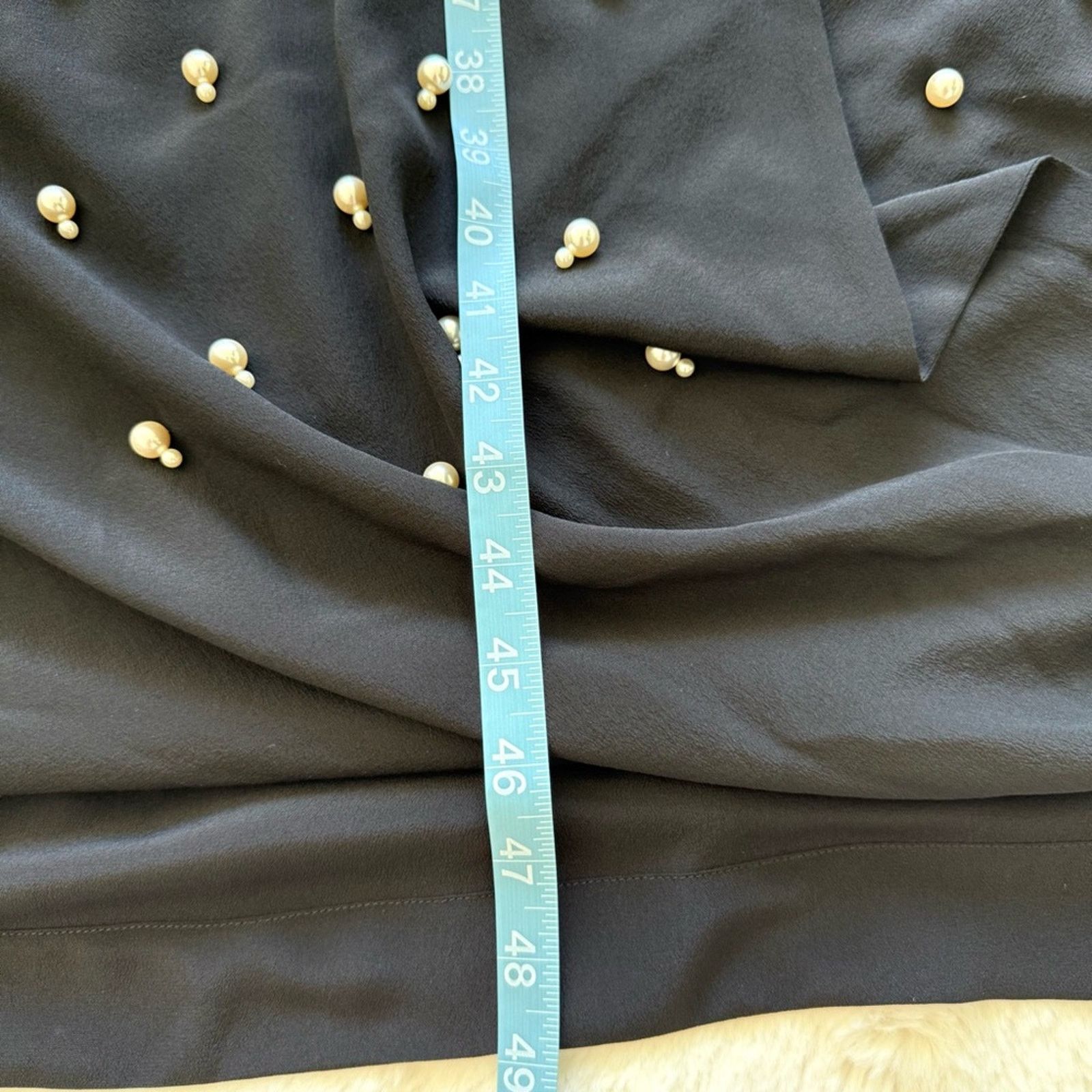 Stella McCartney Stella Maccartney women silk dress with pearls 42 IT or 6US Size M / US 6-8 / IT 42-44 - 13 Thumbnail