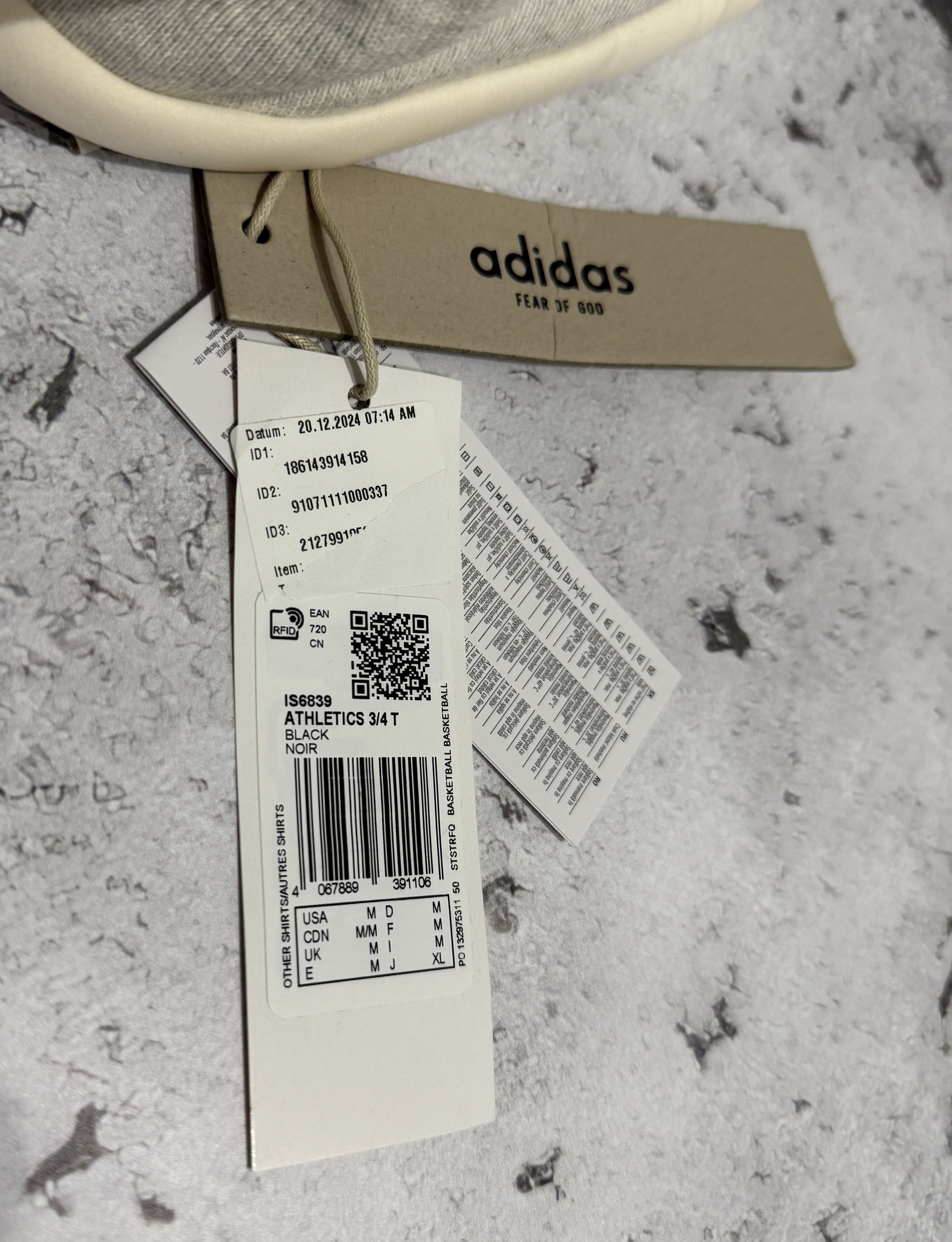 Adidas × Fear of God adidas X Fear of God Athletics Track Top IW8920 SIZE M Size US M / EU 48-50 / 2 - 4 Thumbnail