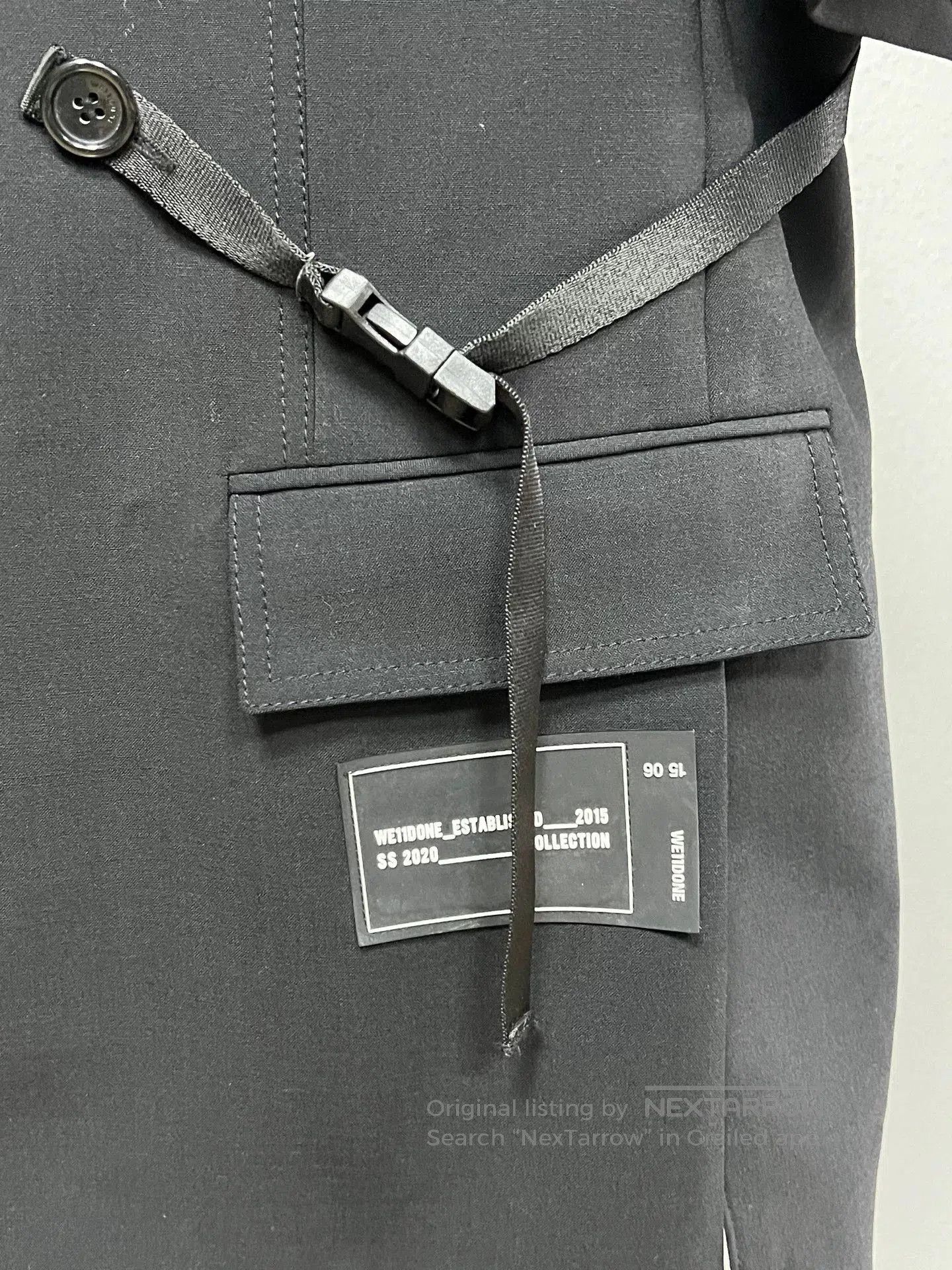 WE11DONE We11done Short-Sleeve Blazer. Size US M / EU 48-50 / 2 - 3 Thumbnail
