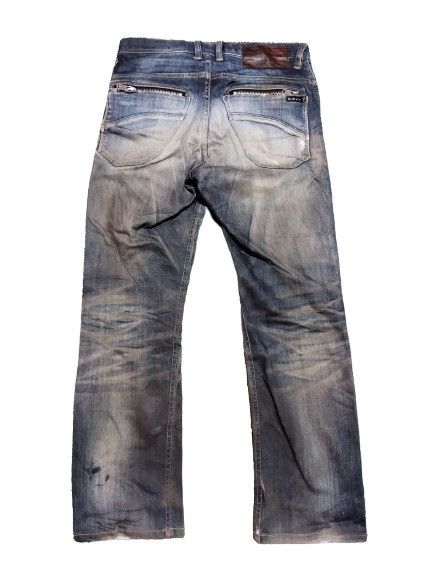Japanese Brand Back Number Relaxy Jeans Size US 30 / EU 46 - 2 Thumbnail