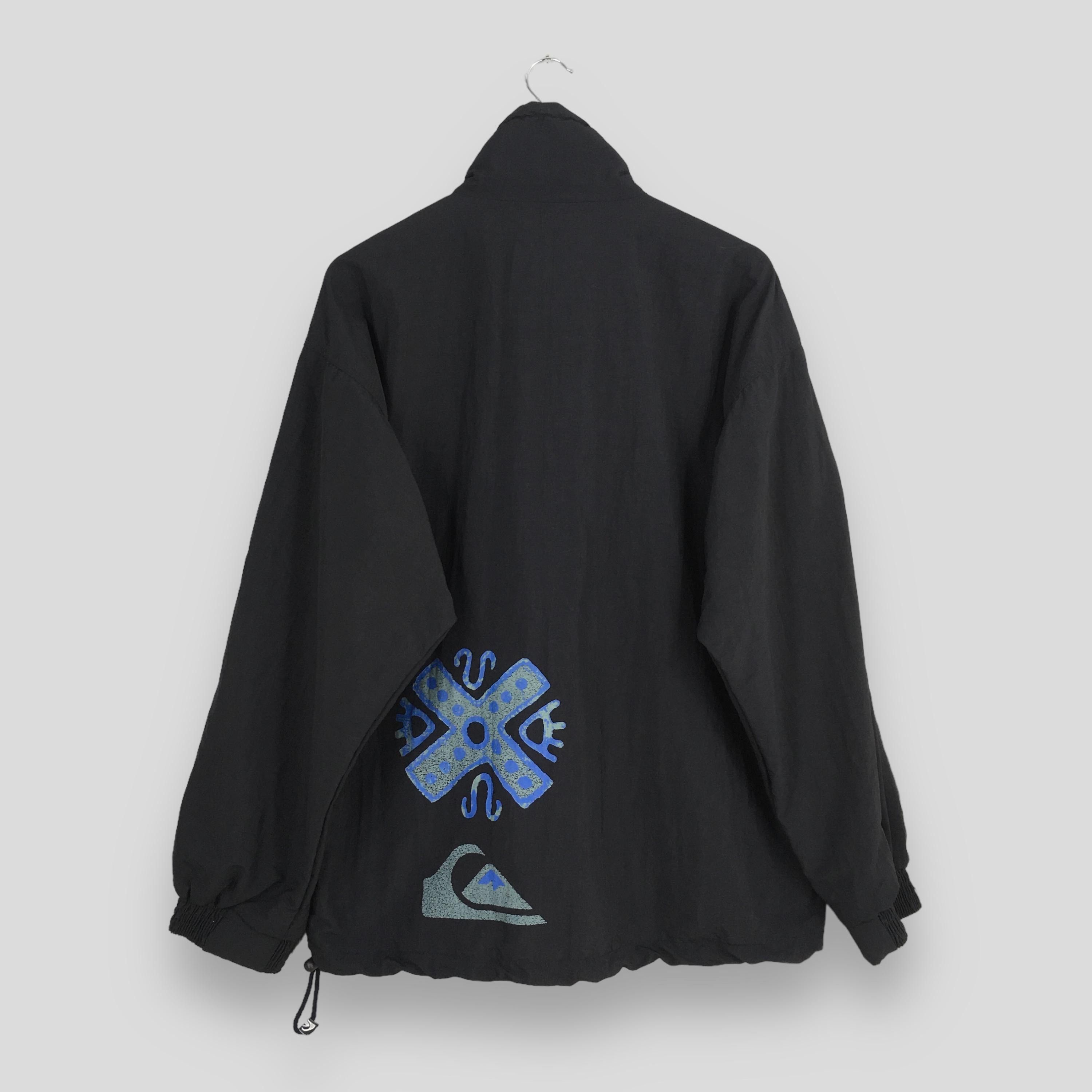 Quiksilver Vintage 90s Quiksilver Surf Black Anorak Jacket Small Size US S / EU 44-46 / 1 - 7 Thumbnail